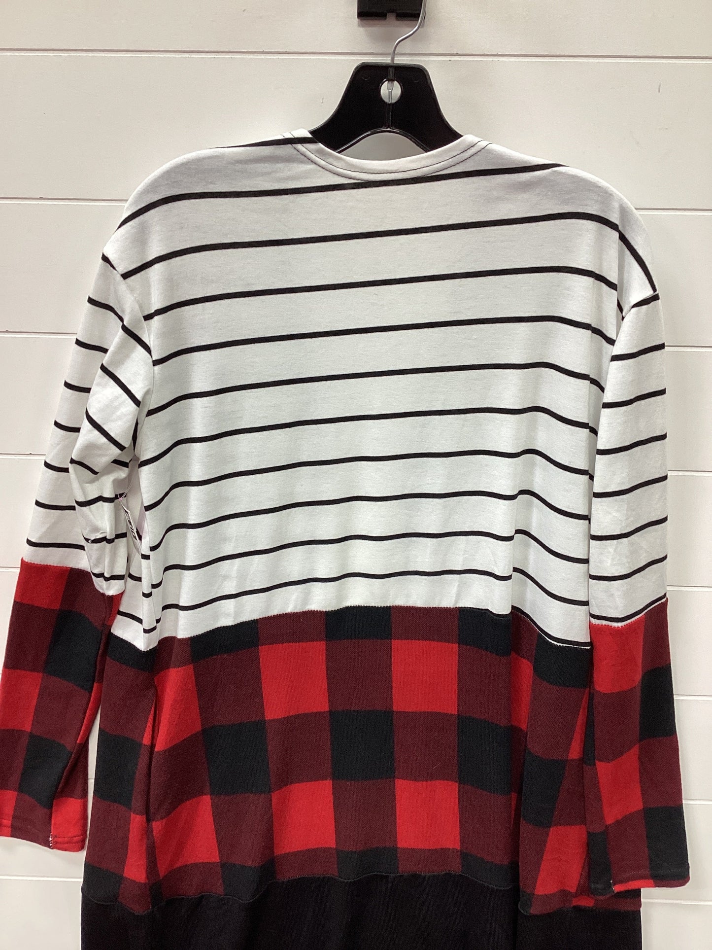 Cardigan By Cmc In Red & White, Size:L