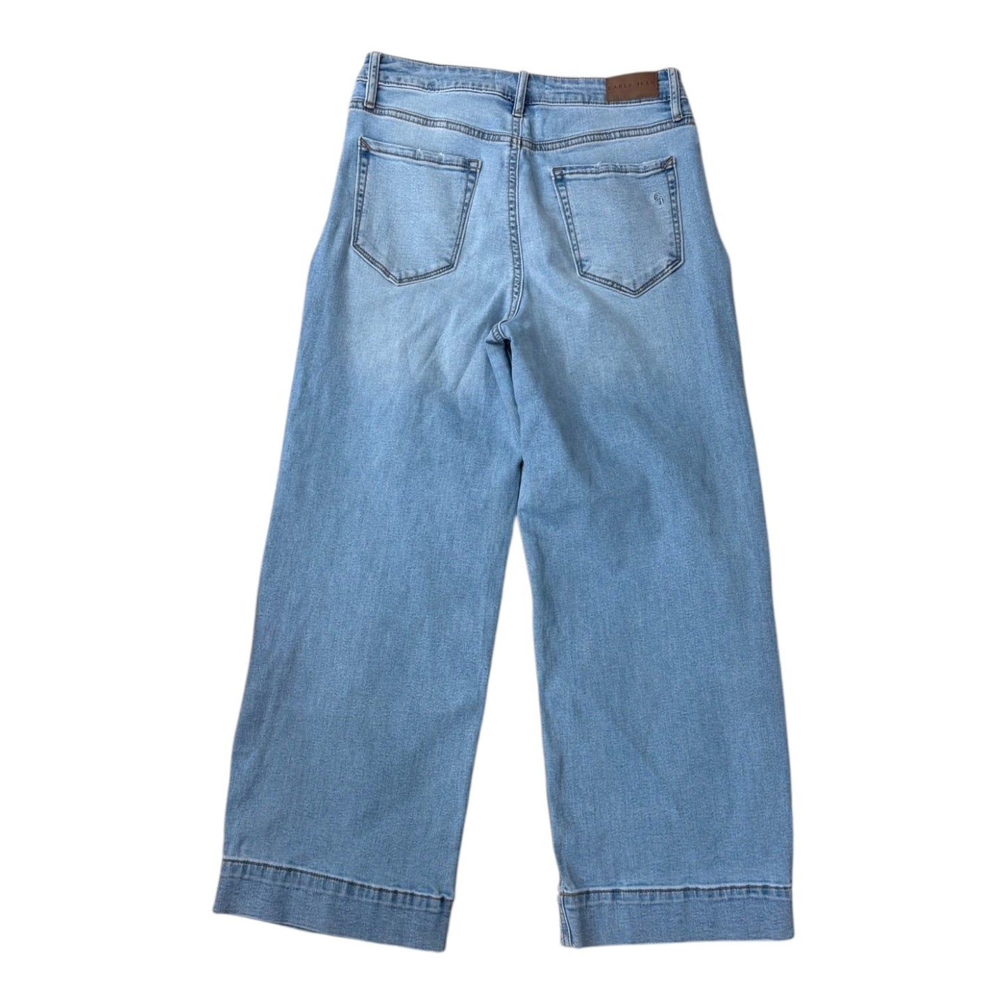 Jeans Wide Leg By Carly Jean In Blue Denim, Size:4