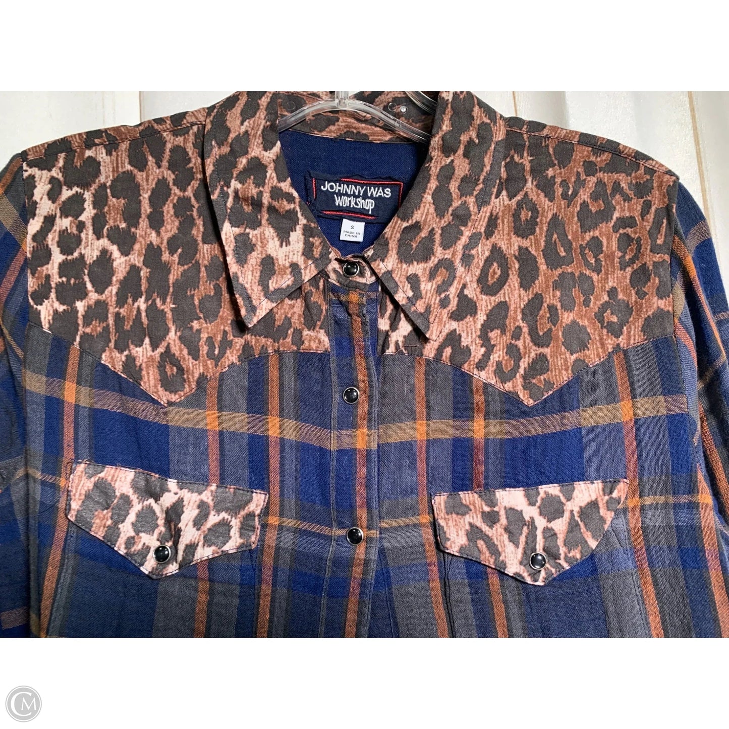 Top Long Sleeve By Johnny Was In Animal Print, Size: S