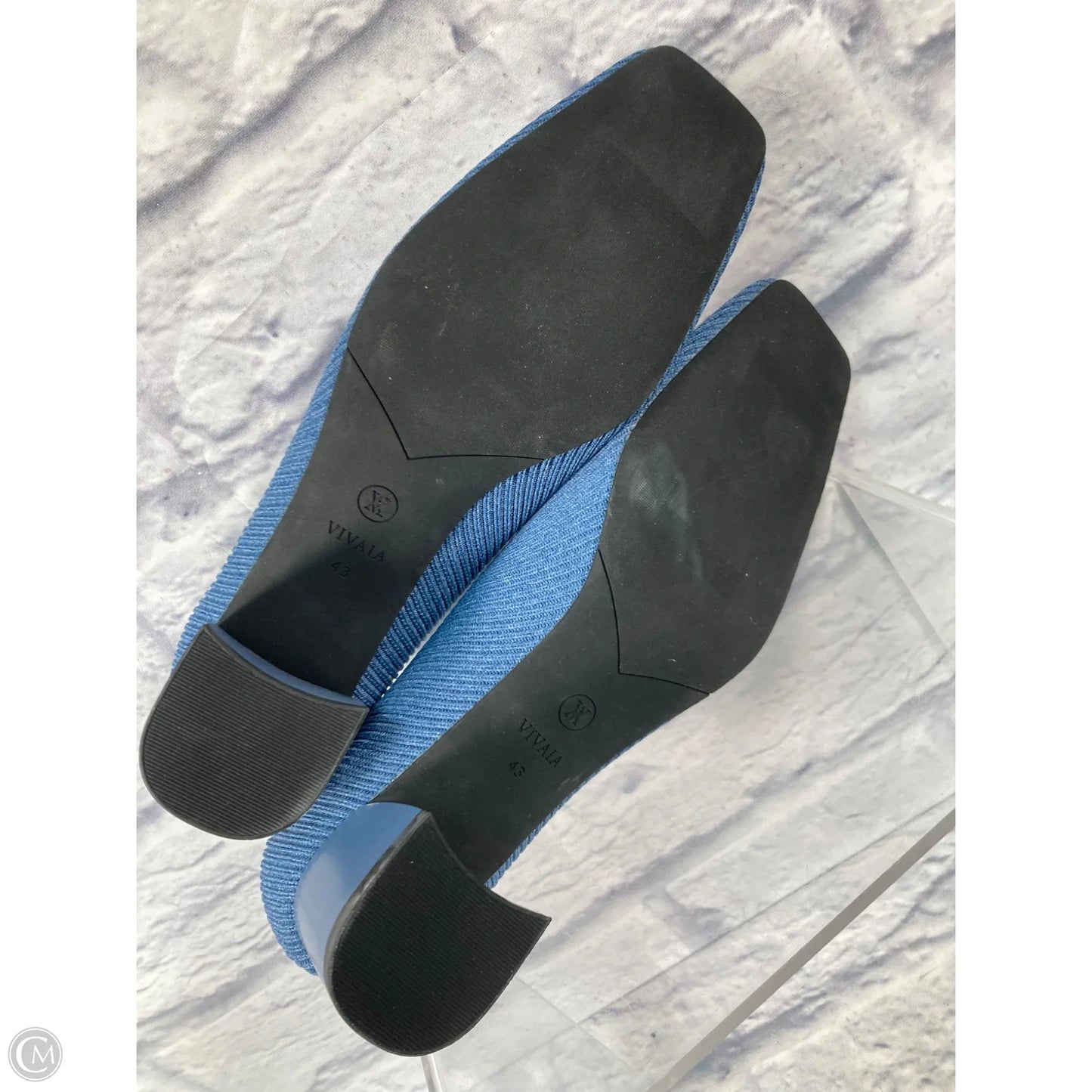 Shoes Heels Block By Vivaia In Blue, Size: 10.5