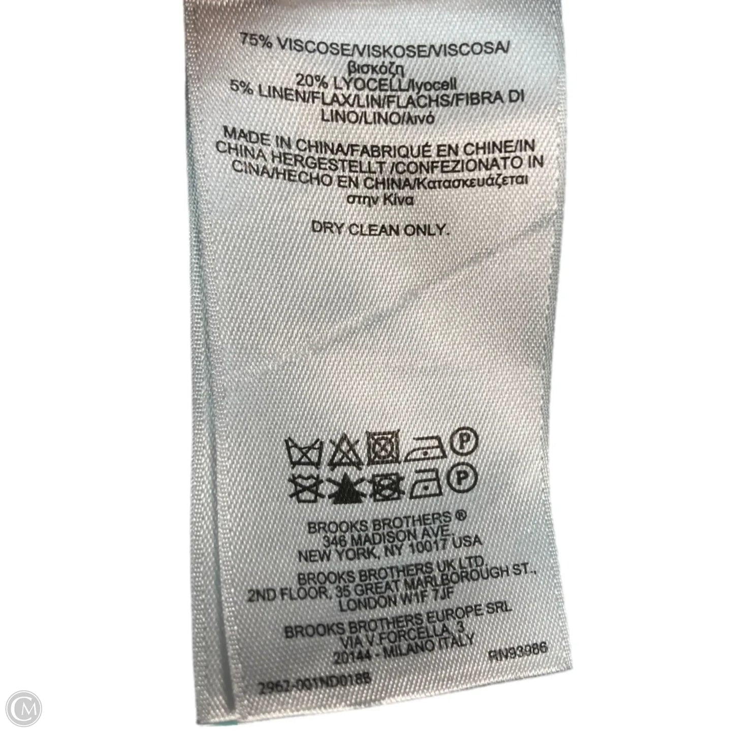 Dress Party Midi By Brooks Brothers In Blue, Size: S