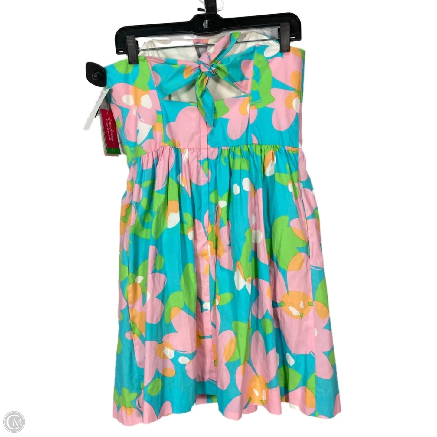 Dress Designer By Lilly Pulitzer In Blue & Pink, Size: M