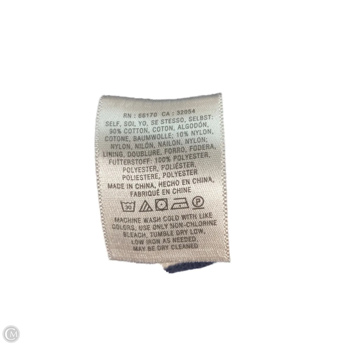 Dress Party Short By Maeve In Blue & Cream, Size: Sp