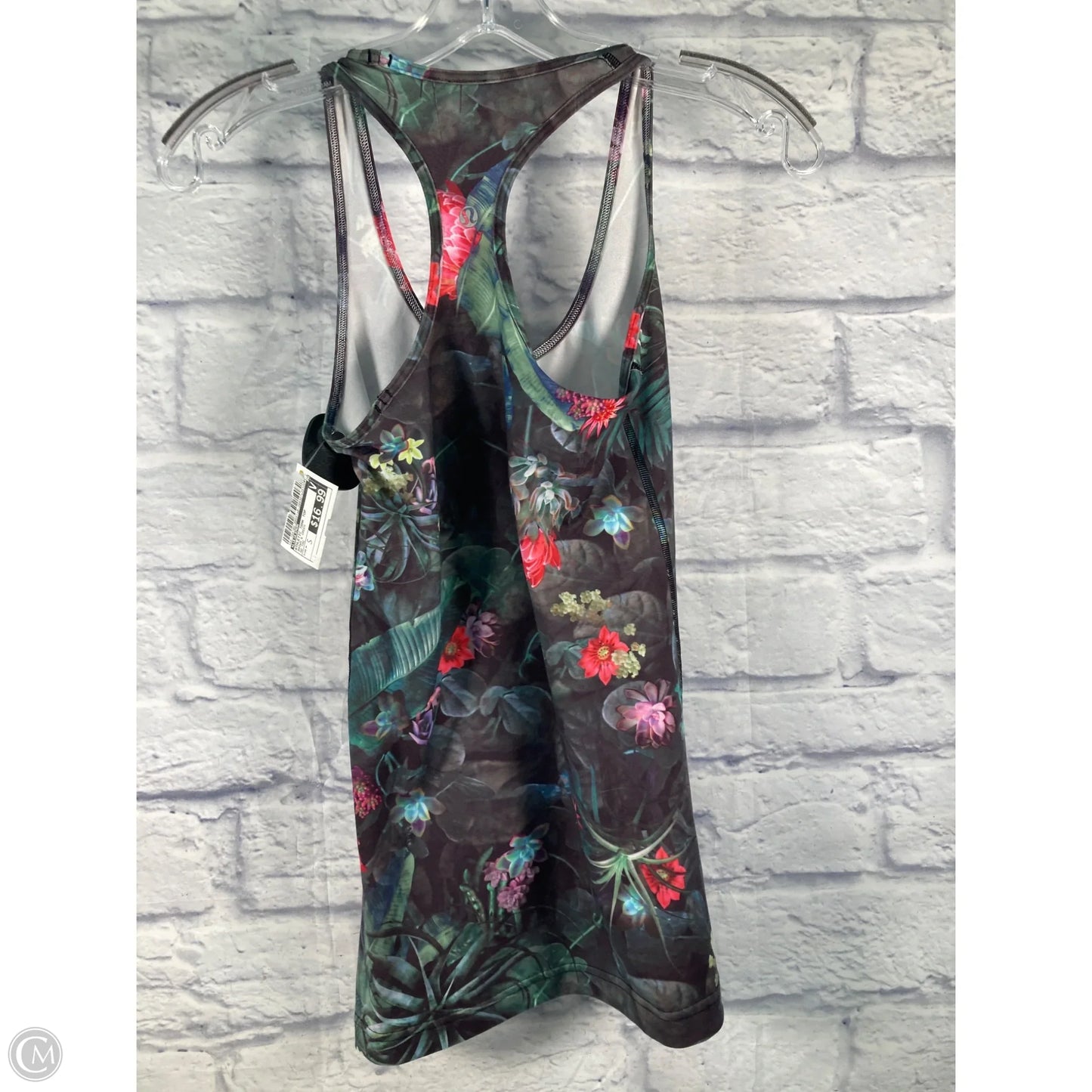 Athletic Tank Top By Lululemon In Brown & Green, Size: S