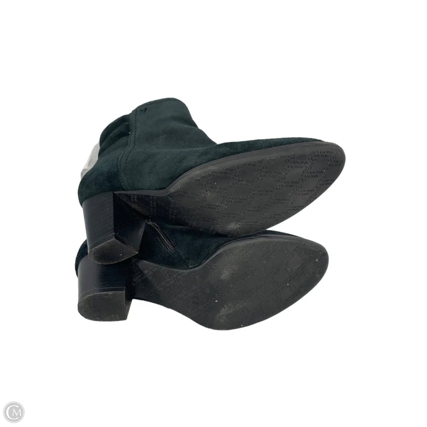 Boots Ankle Heels By Vionic In Black, Size: 7