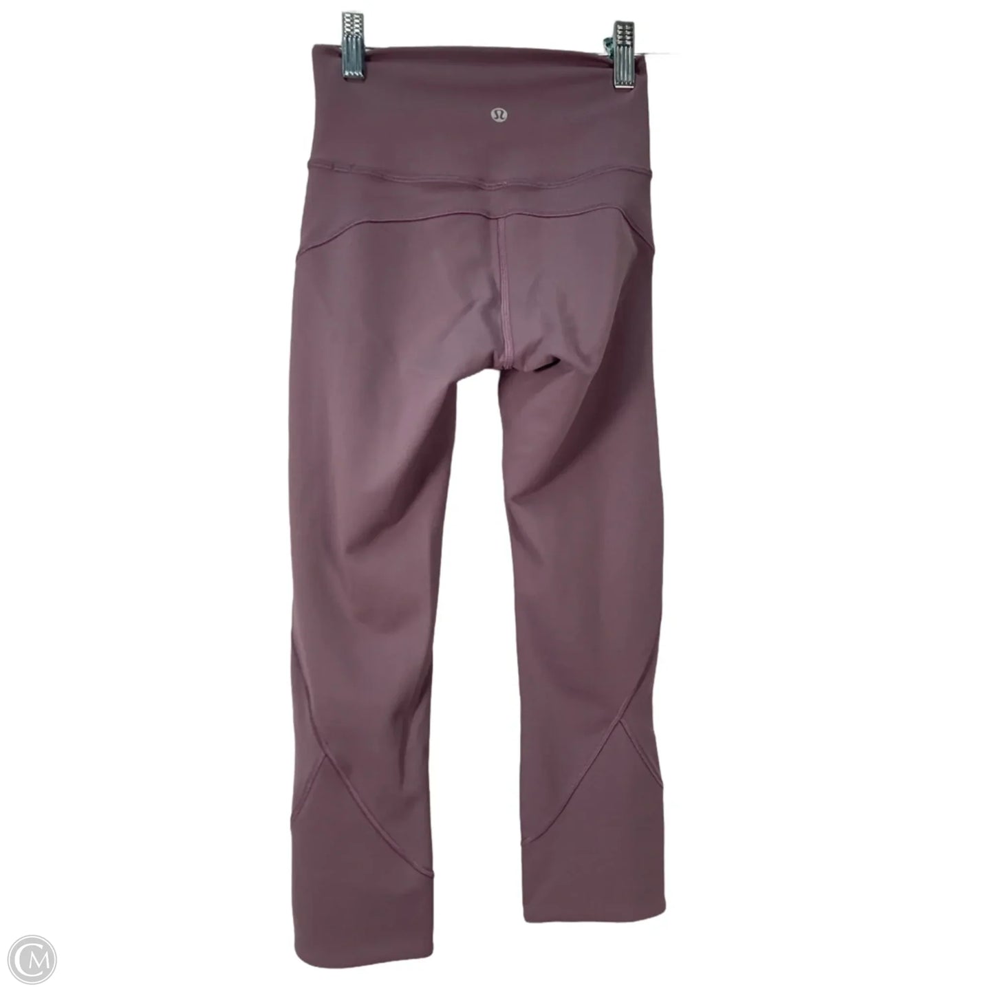 Athletic Capris By Lululemon In Purple, Size: Xs