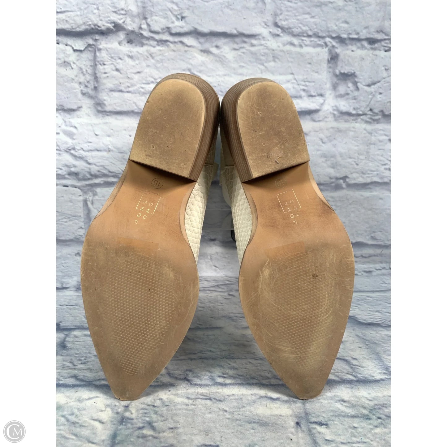 Boots Western By Shu Shop In Cream, Size: 10