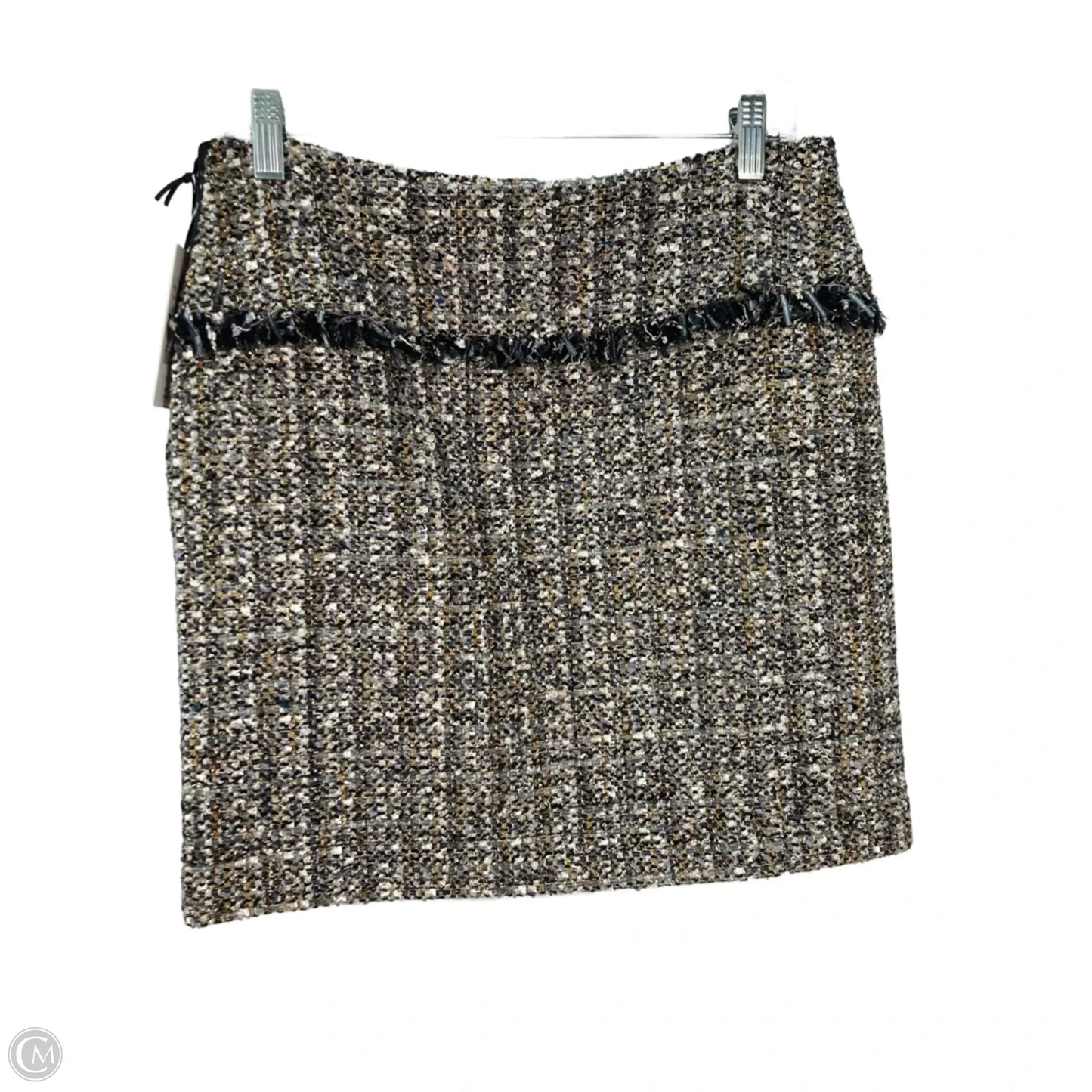 Skirt Suit 2pc By Worth Ny In Black & Brown, Size: 4