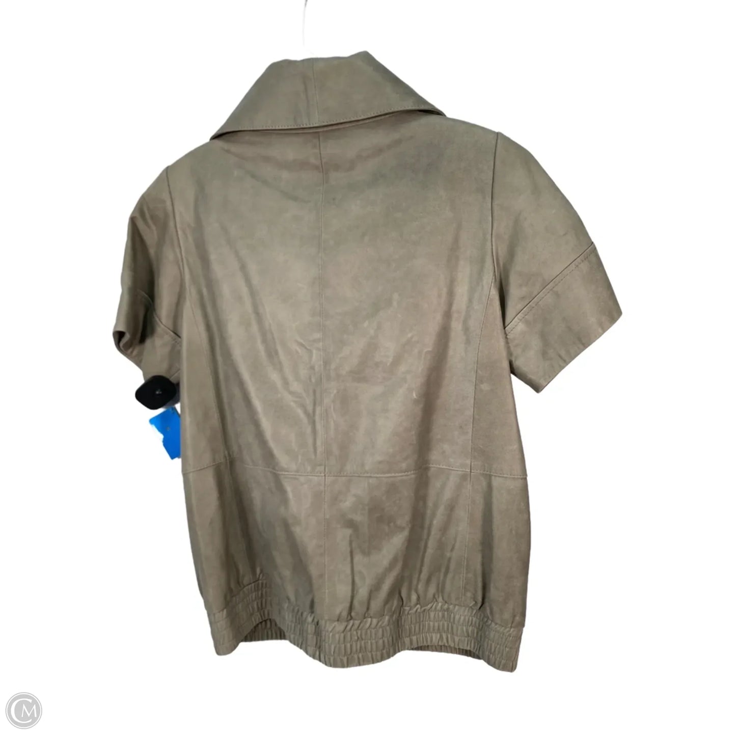 Jacket Leather By Worth Ny In Tan, Size: S