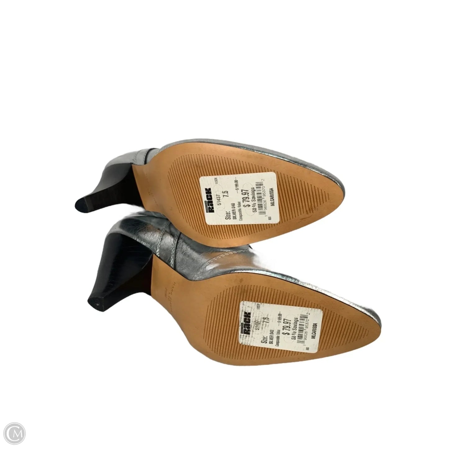 Boots Western By Marc Fisher In Silver, Size: 7.5