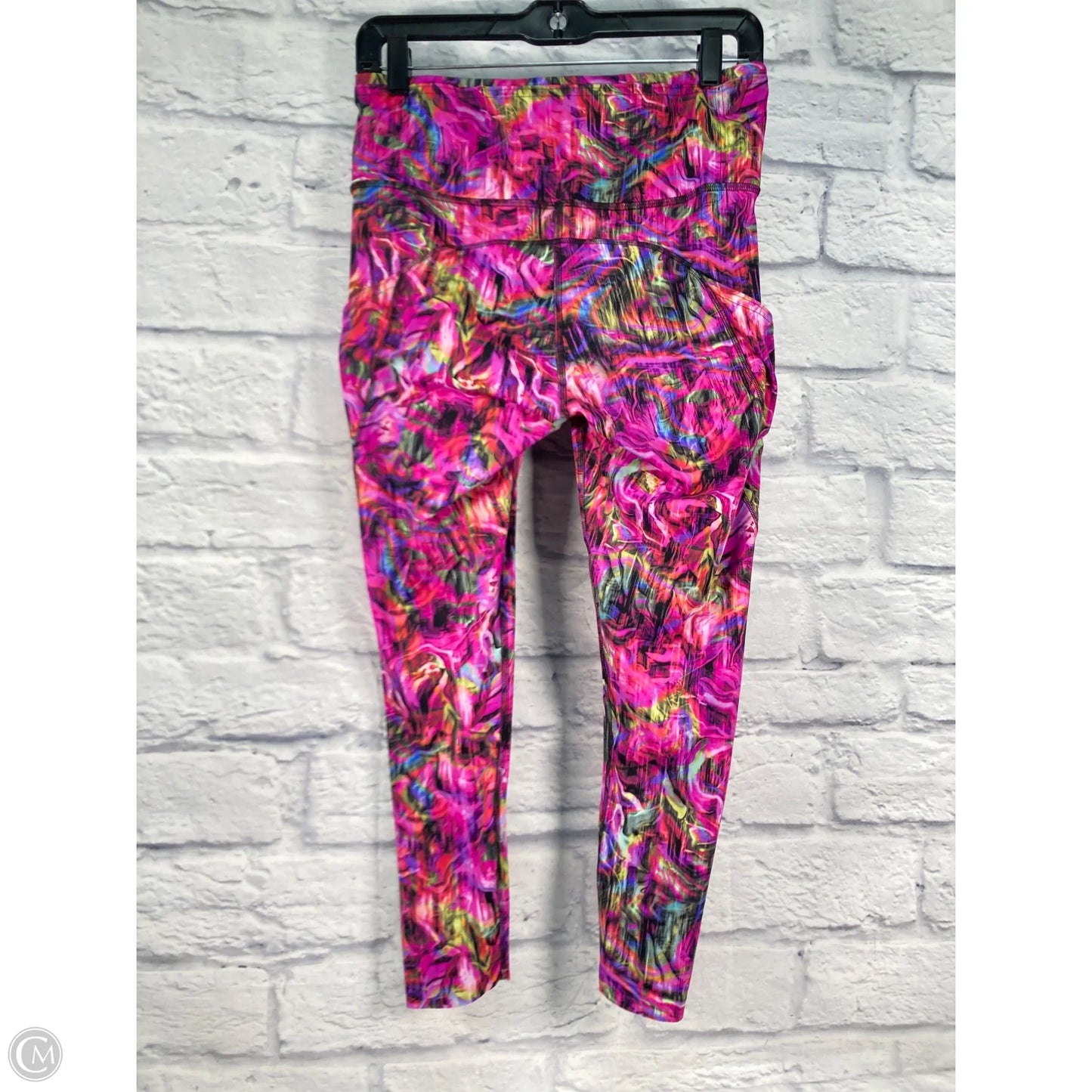 Athletic Capris By Lululemon In Pink, Size: M