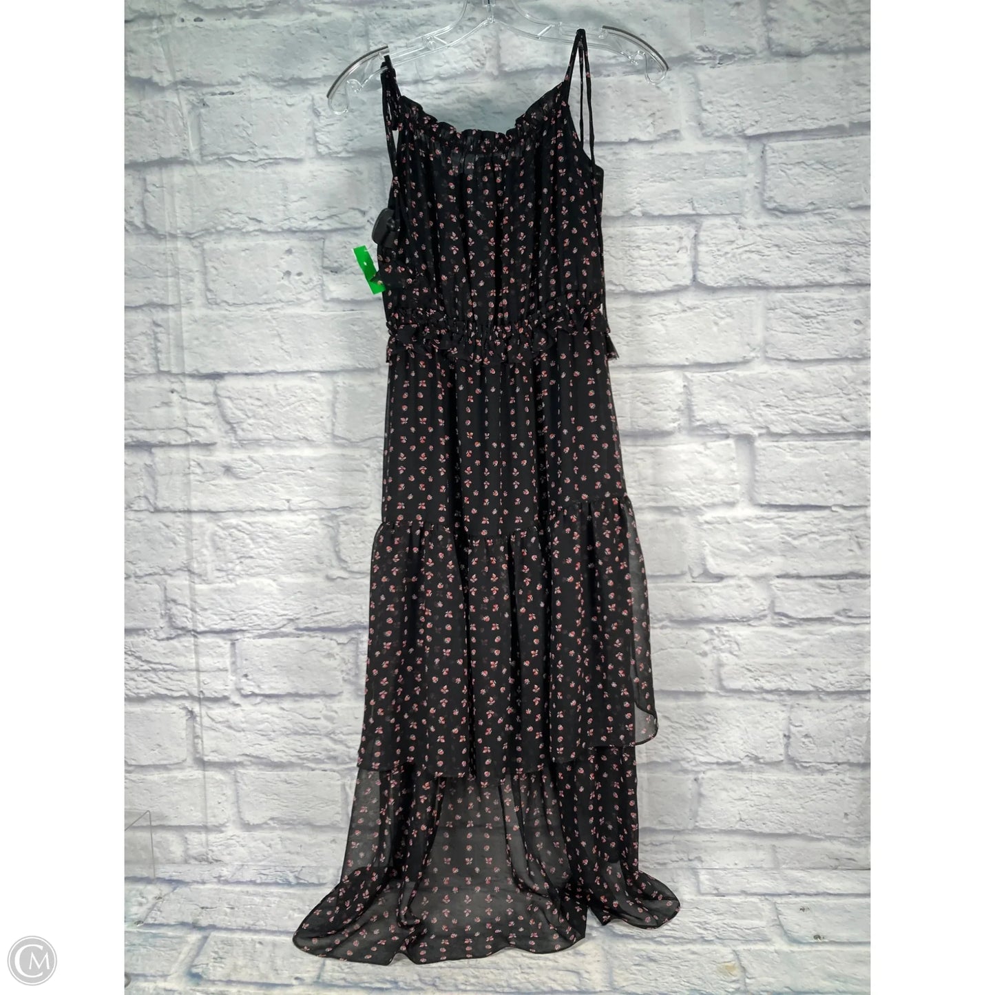 Dress Designer By Misa In Black & Pink, Size: Xs
