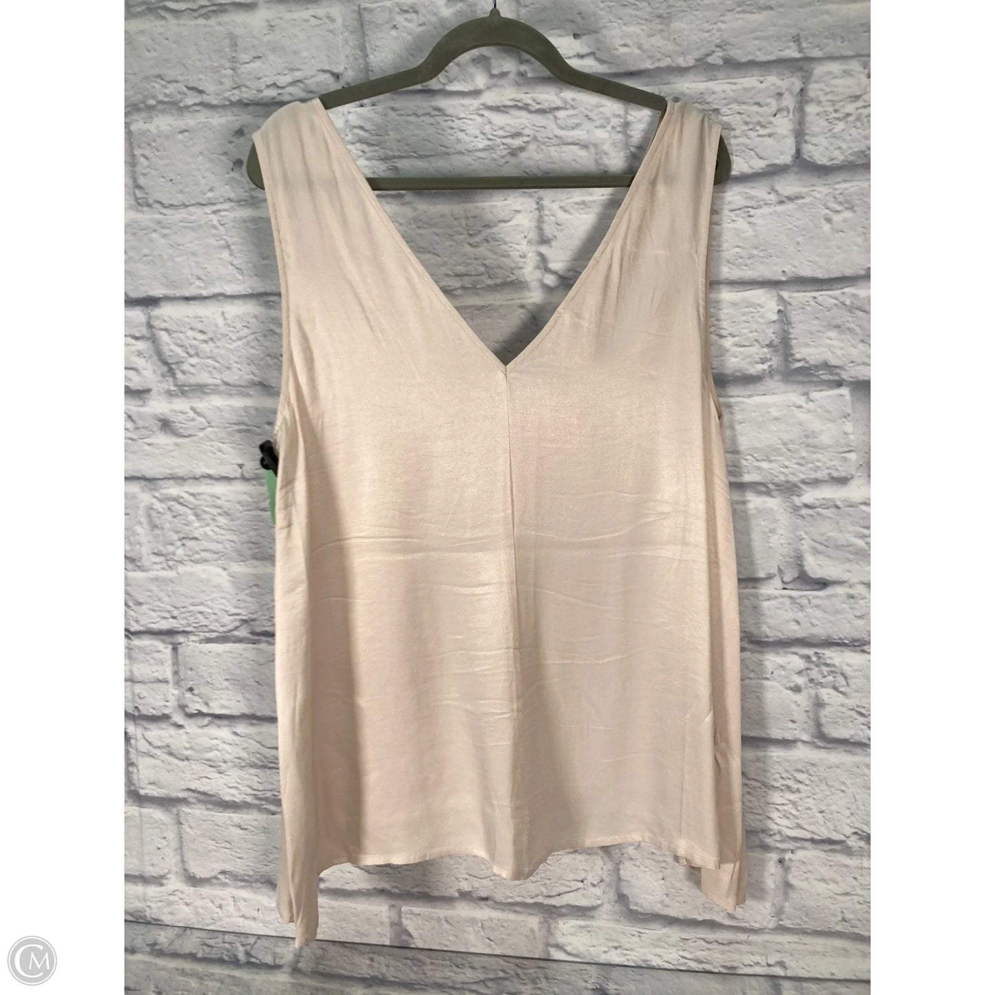 Blouse Sleeveless By Johnny Was In Pink, Size: L