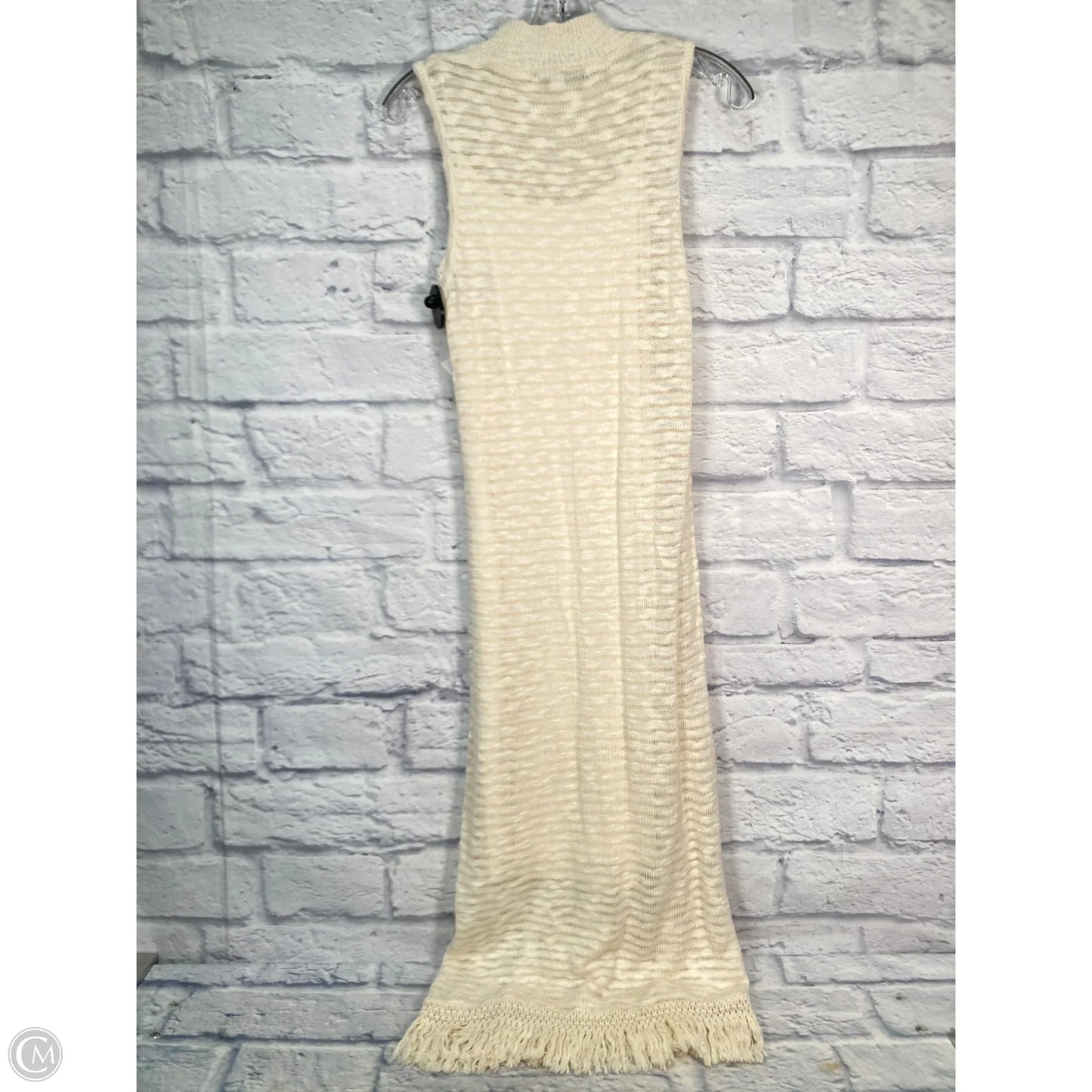 Dress Casual Maxi By Callahan In Cream, Size: S