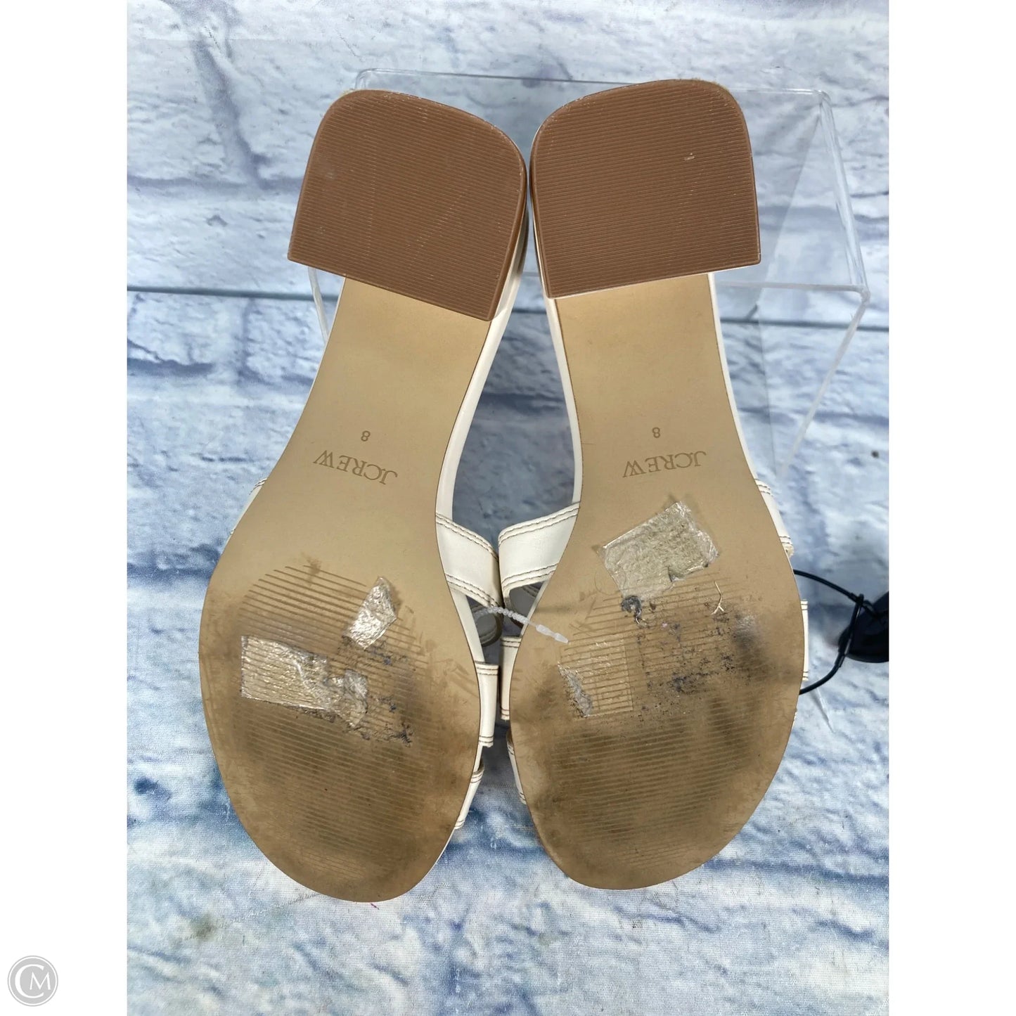 Sandals Heels Block By J. Crew In Animal Print, Size: 8