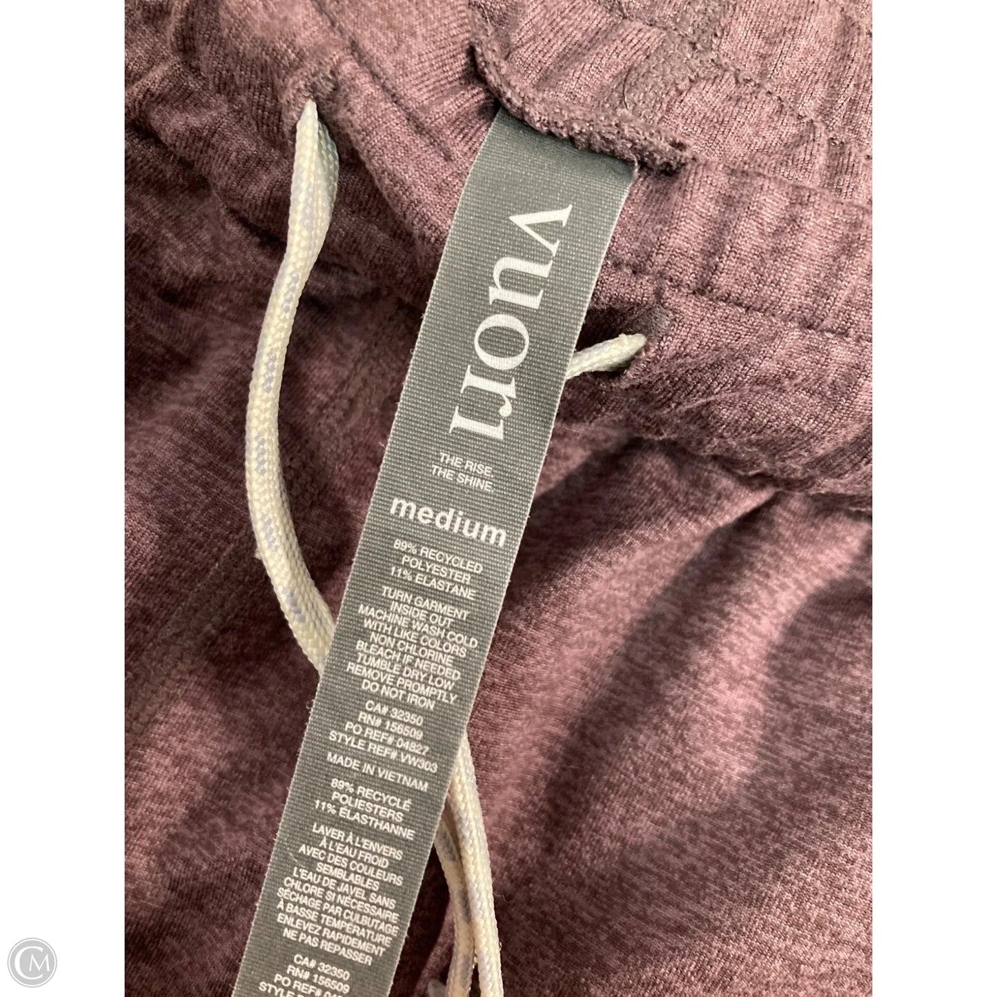 Athletic Pants By Vuori In Purple, Size: M