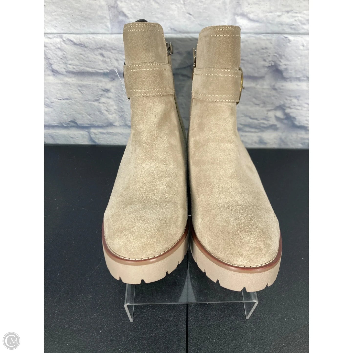 Boots Leather By Blondo In Beige, Size: 8.5