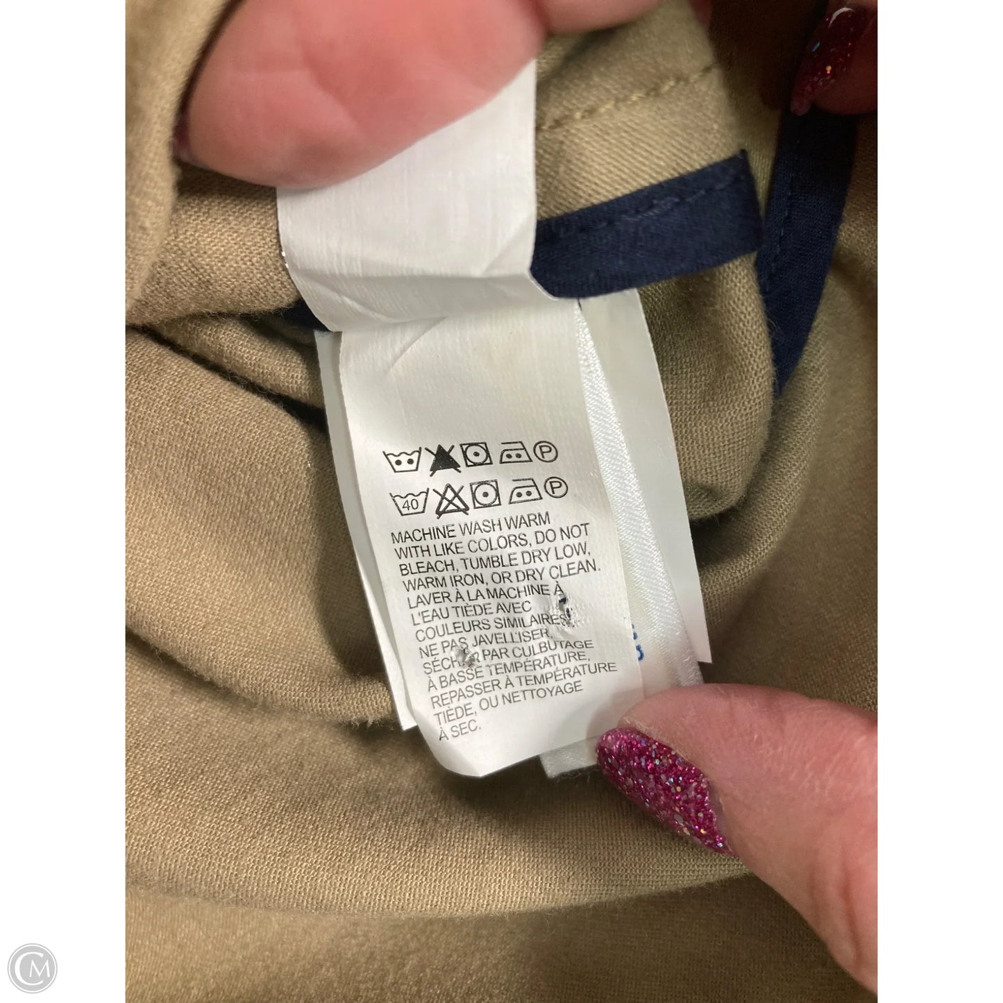 Coat Trench Coat By Lucky Brand In Tan, Size: M