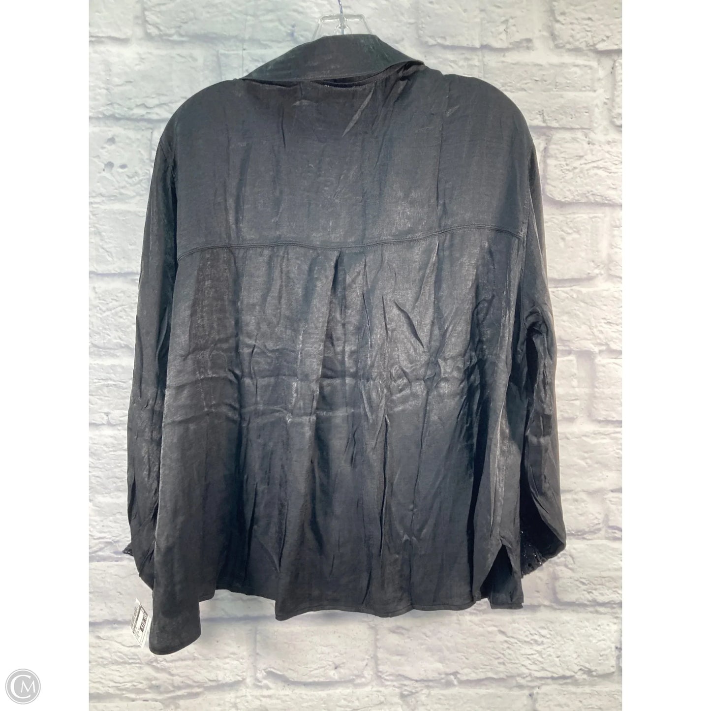 Tunic Long Sleeve By Free People In Black, Size: S