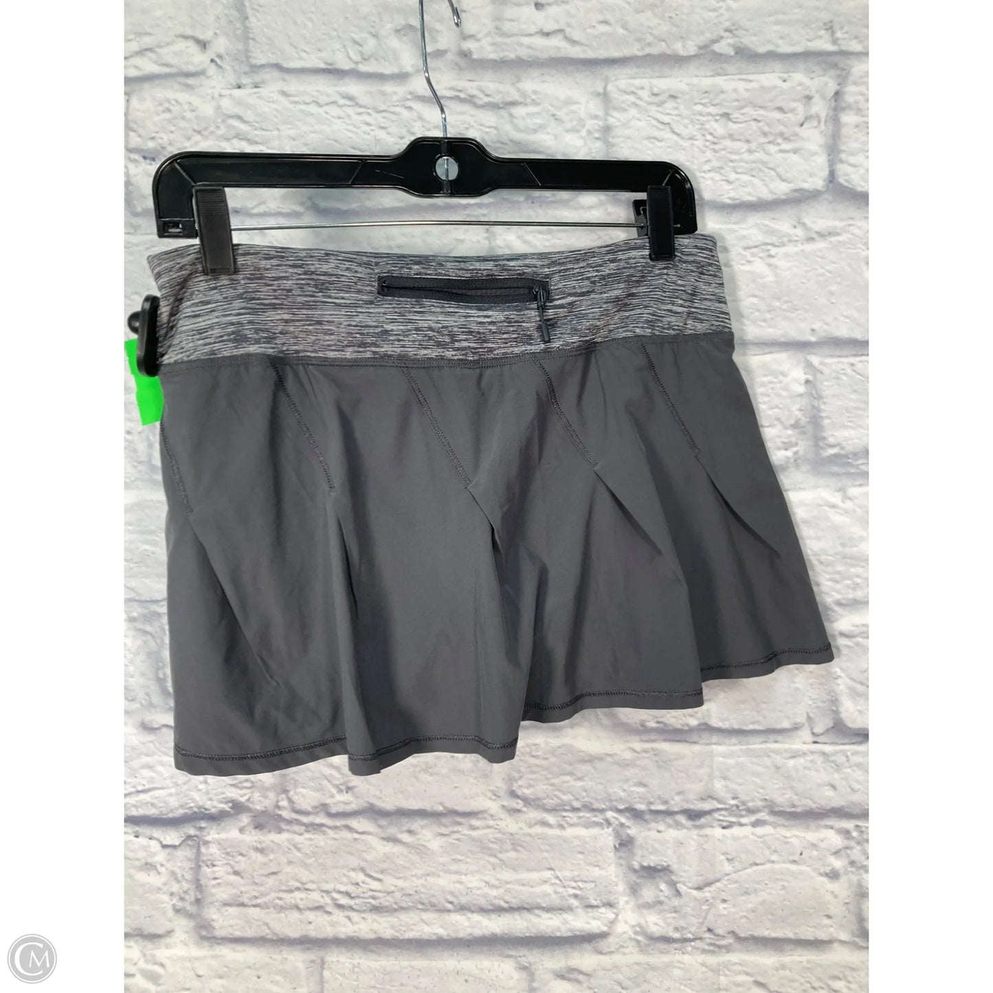 Athletic Skort By Lululemon In Grey, Size: S