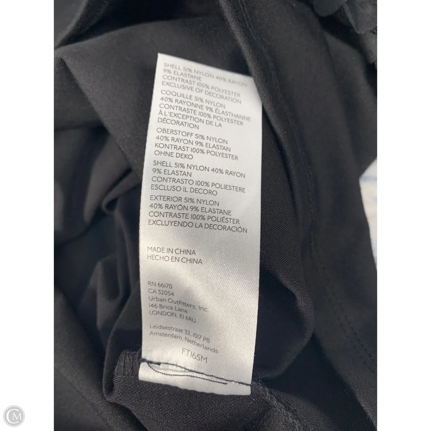 Top Short Sleeve By Flat White In Black, Size: S