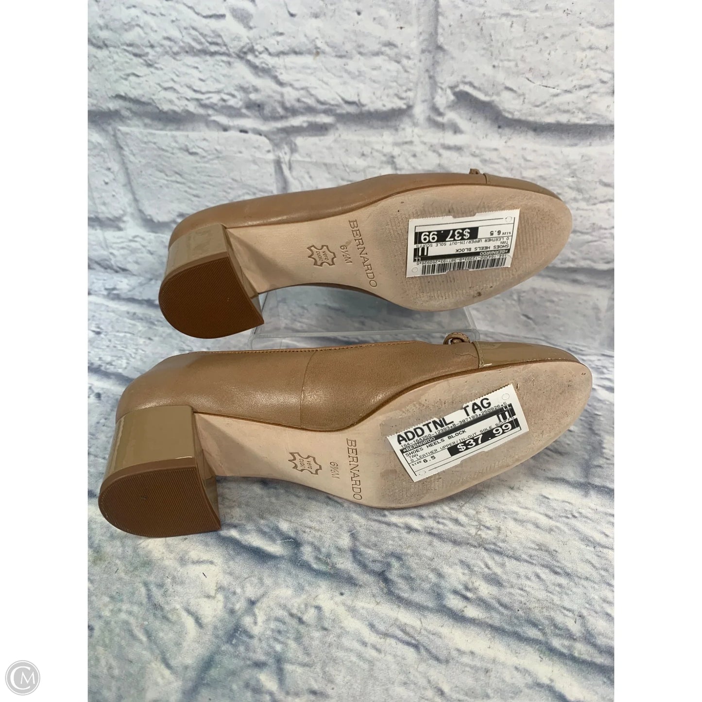 Shoes Heels Block By Bernardo In Tan, Size: 6.5