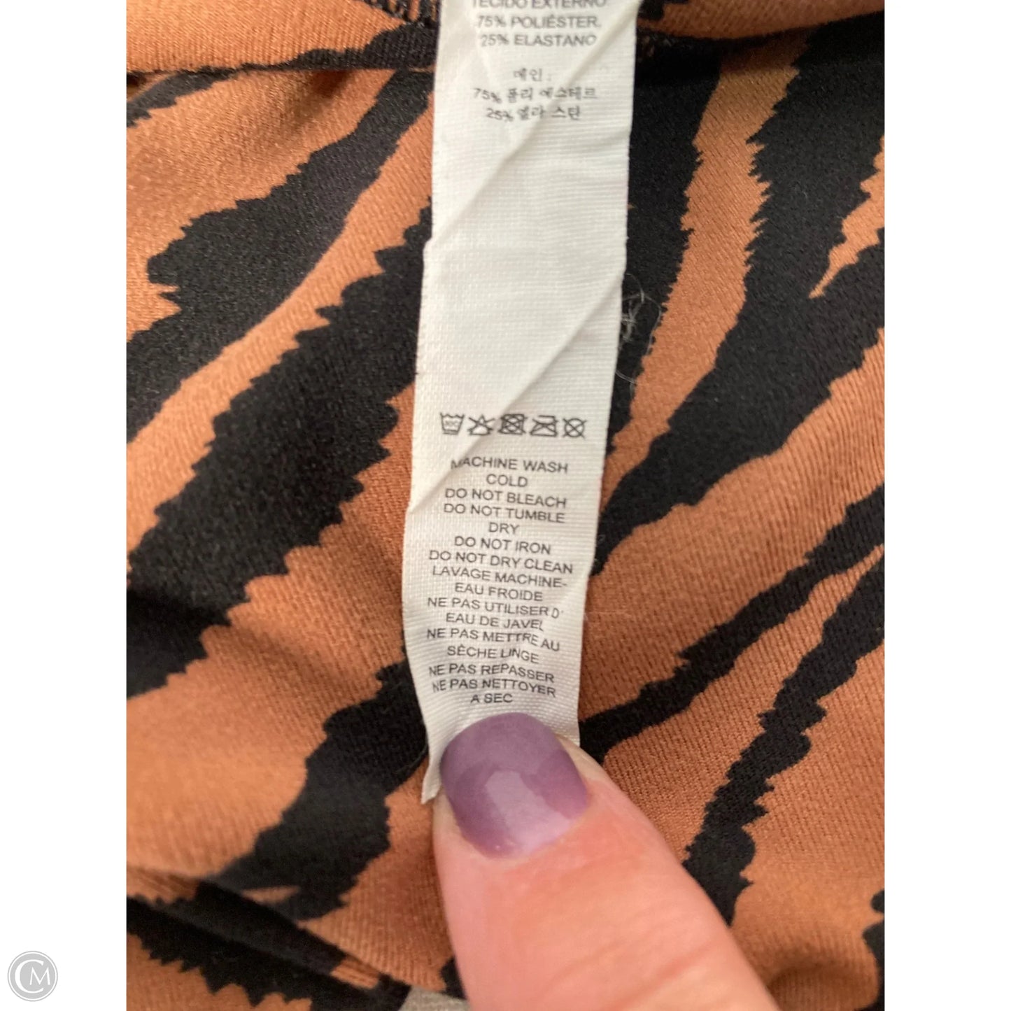 Athletic Leggings By Varley In Animal Print, Size: M