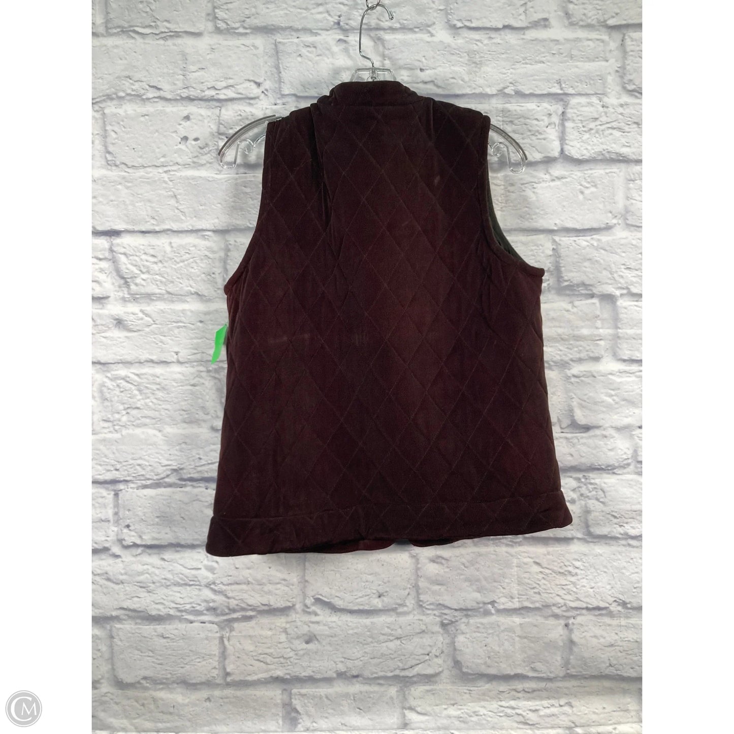 Vest Puffer & Quilted By Chicos In Brown, Size: M
