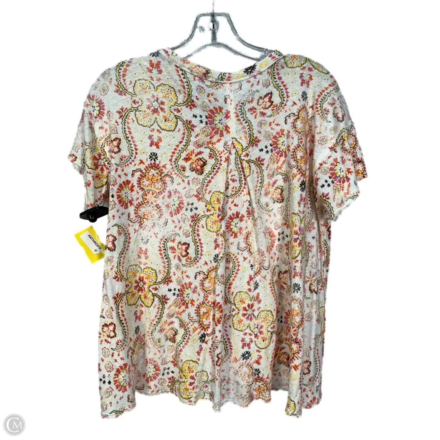 Top Short Sleeve By Pilcro In Red & White, Size: Xs