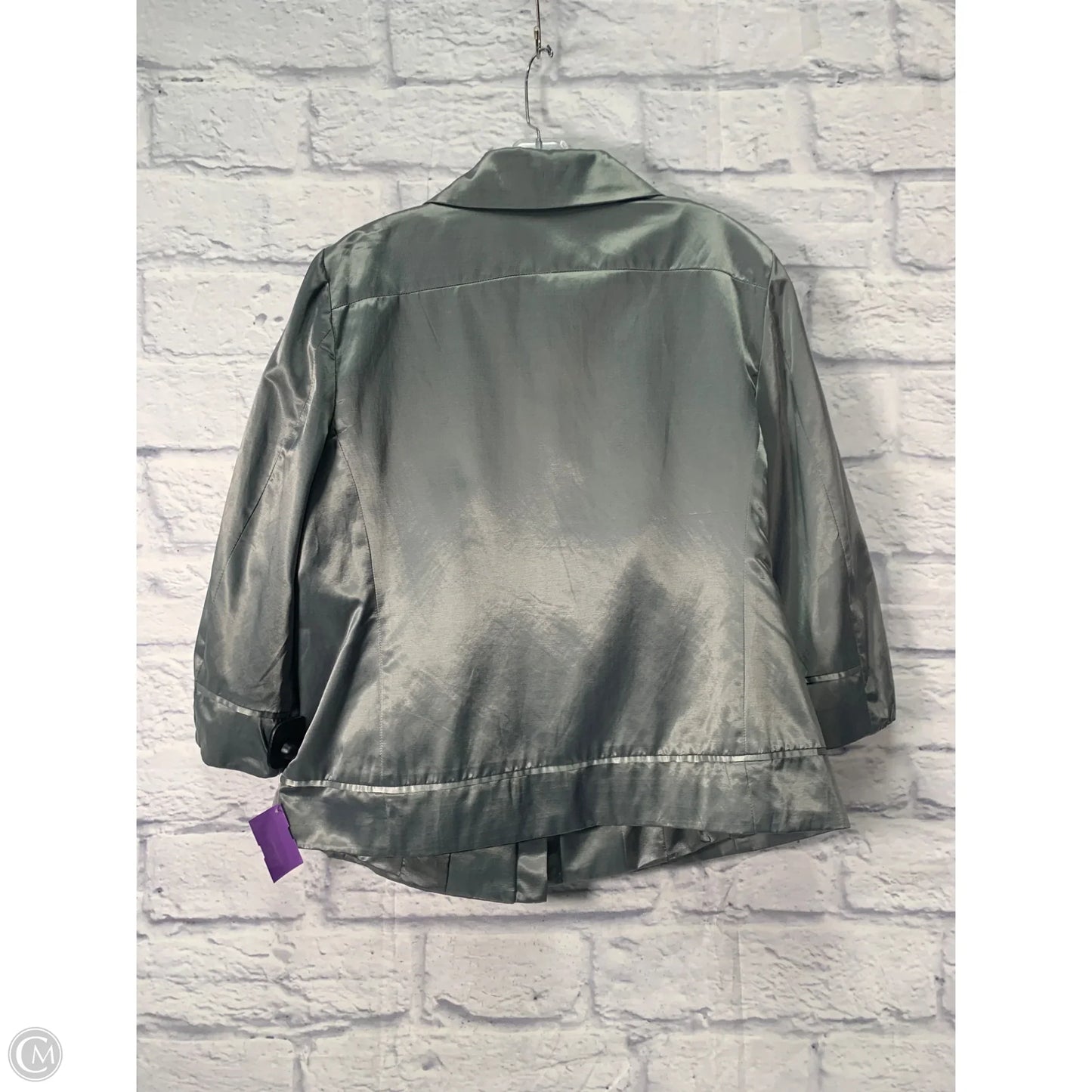 Jacket Other By Chicos In Grey, Size: L