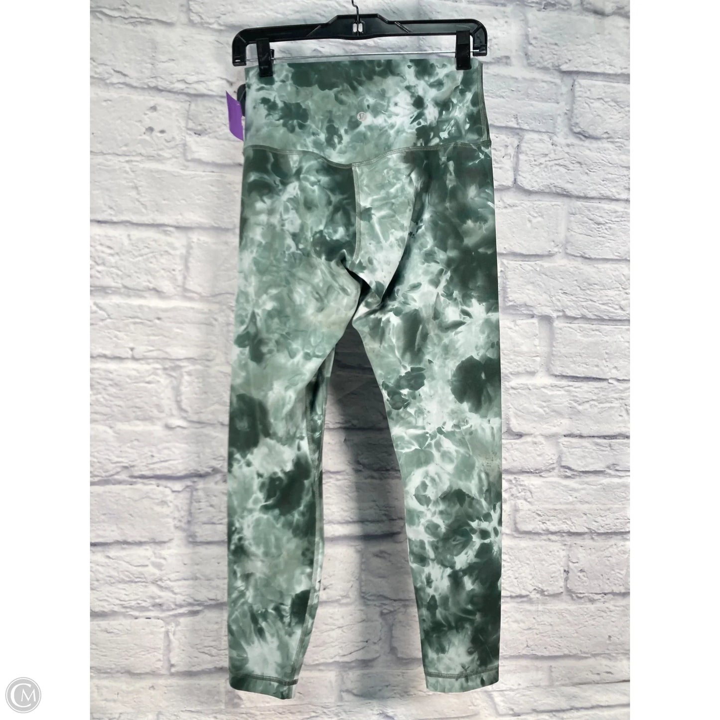 Athletic Leggings By Lululemon In Green, Size: 8