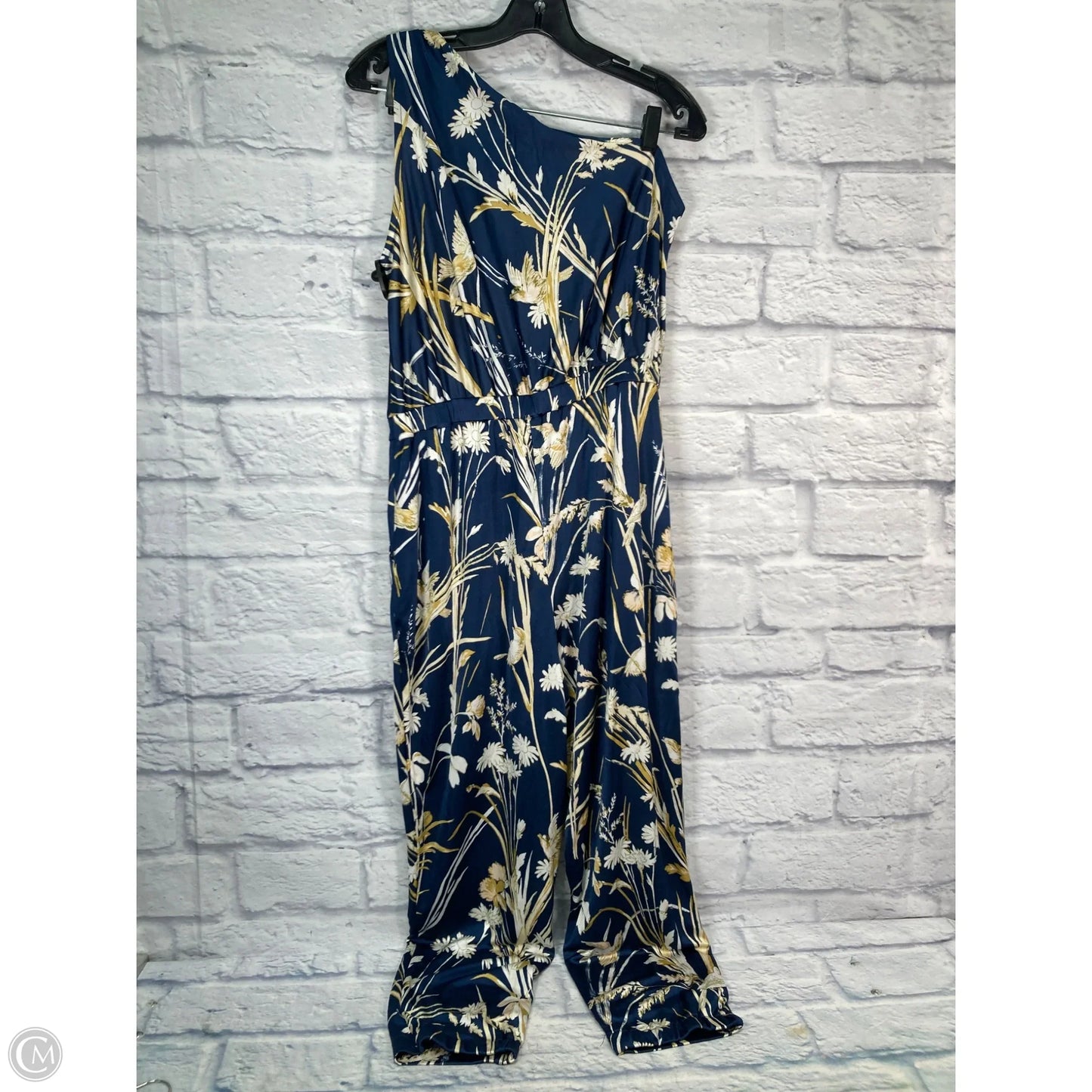 Jumpsuit By Maeve In Blue & Yellow, Size: Mp