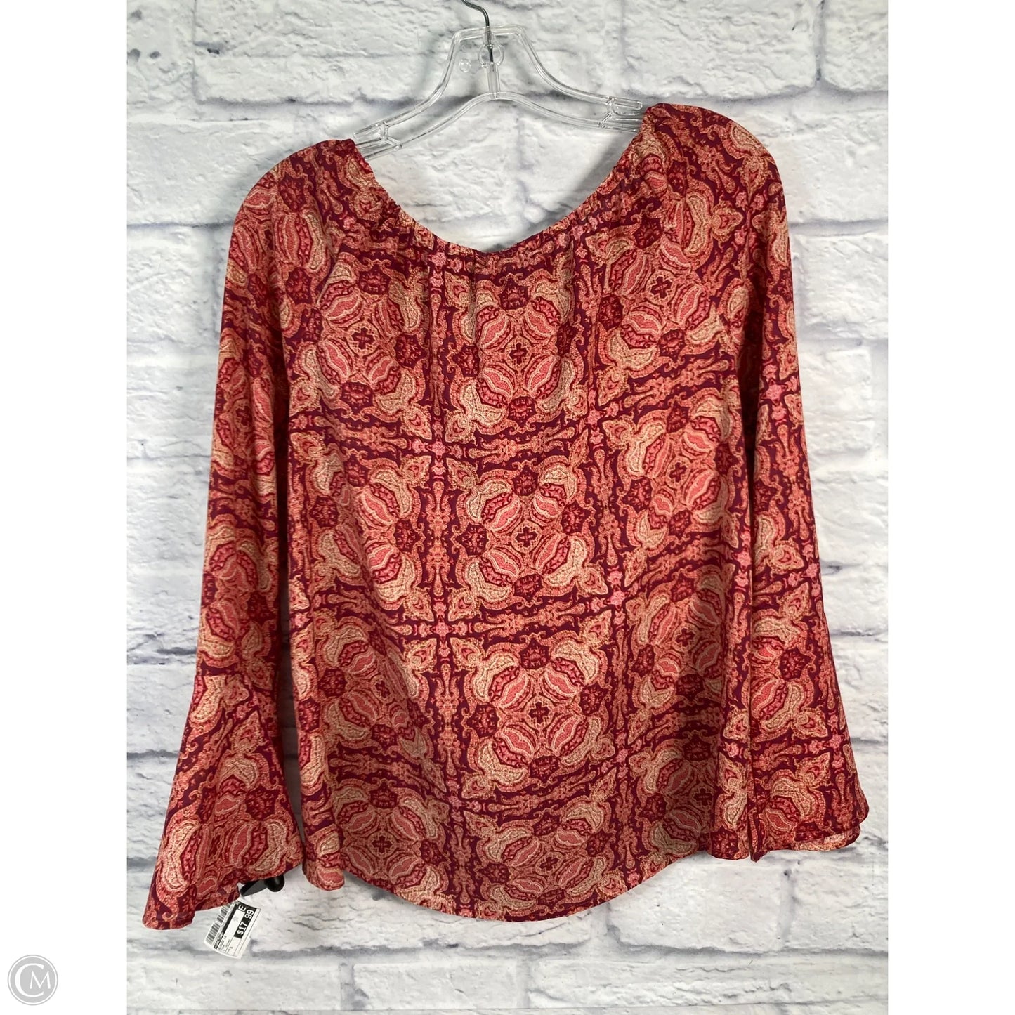 Blouse Long Sleeve By Sanctuary In Pink, Size: S