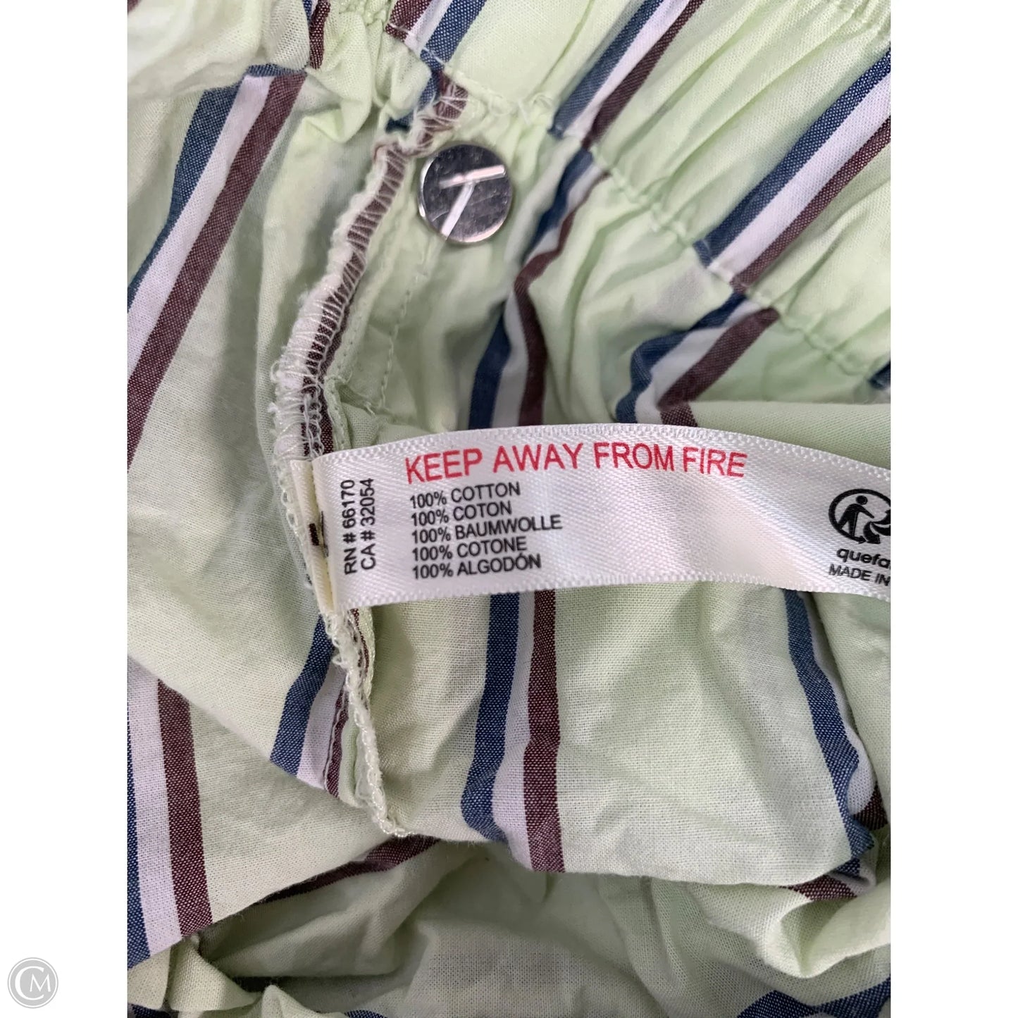 Pants Wide Leg By Anthropologie In Striped Pattern, Size: 8