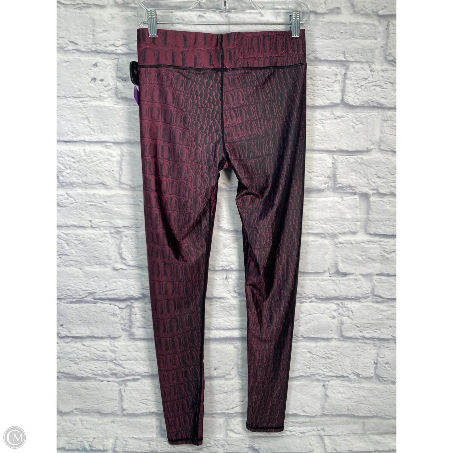 Athletic Leggings By Clothes Mentor In Black & Red, Size: M