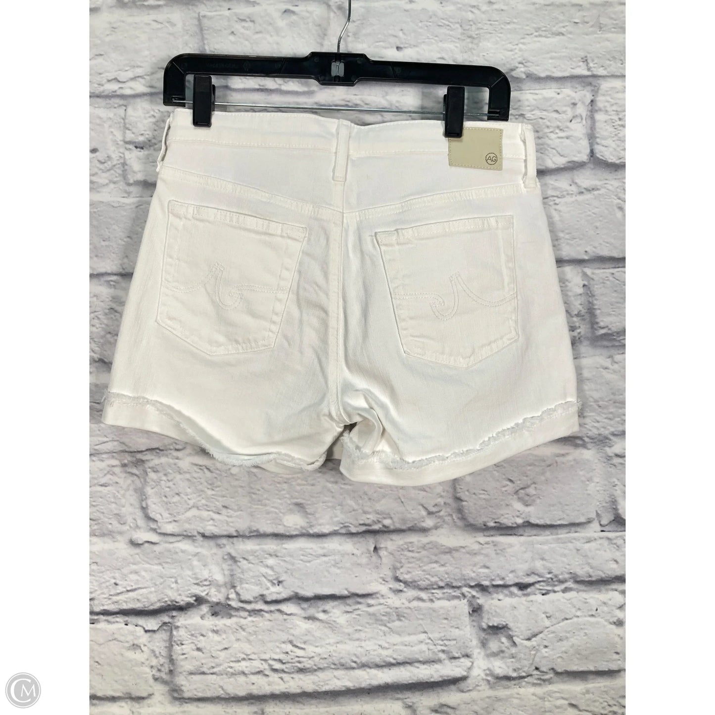 Shorts By Adriano Goldschmied In White Denim, Size: 2