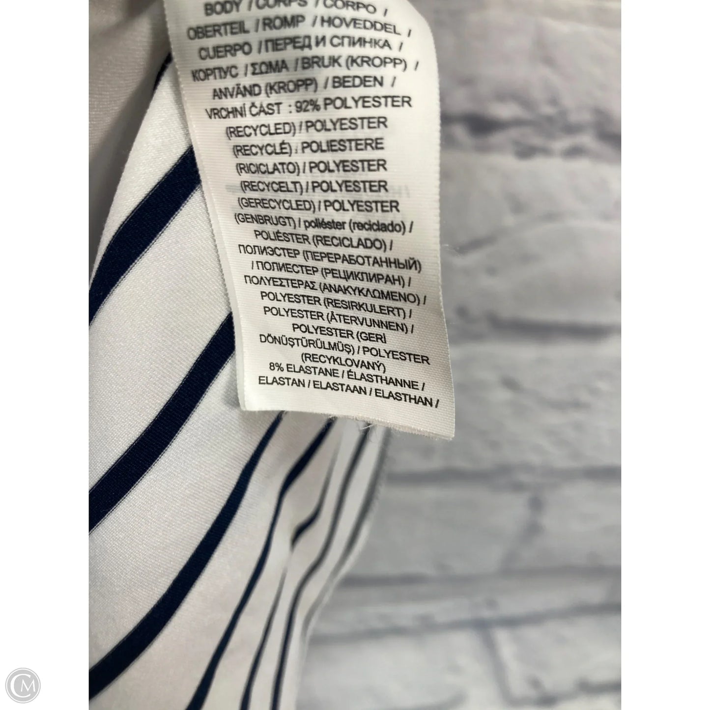 Athletic Dress By Rlx In Striped Pattern, Size: M