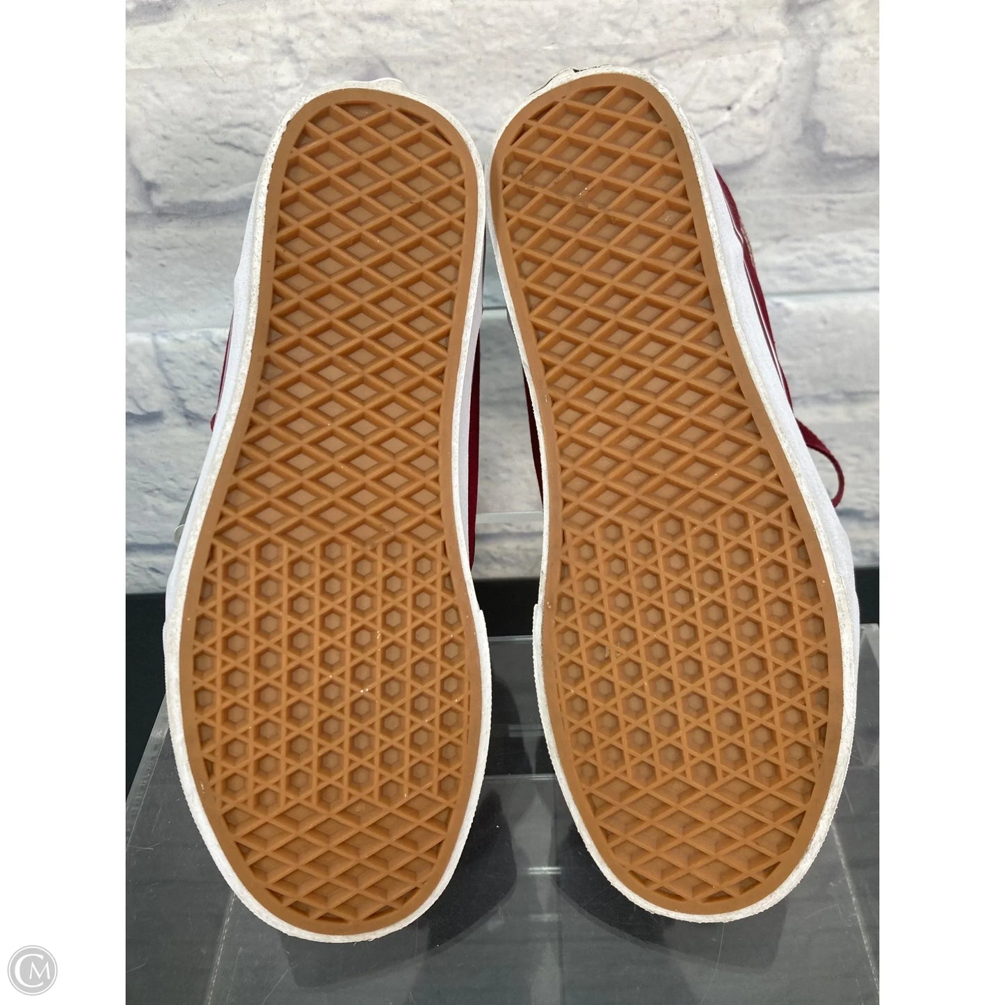 Shoes Sneakers By Vans In Red, Size: 9