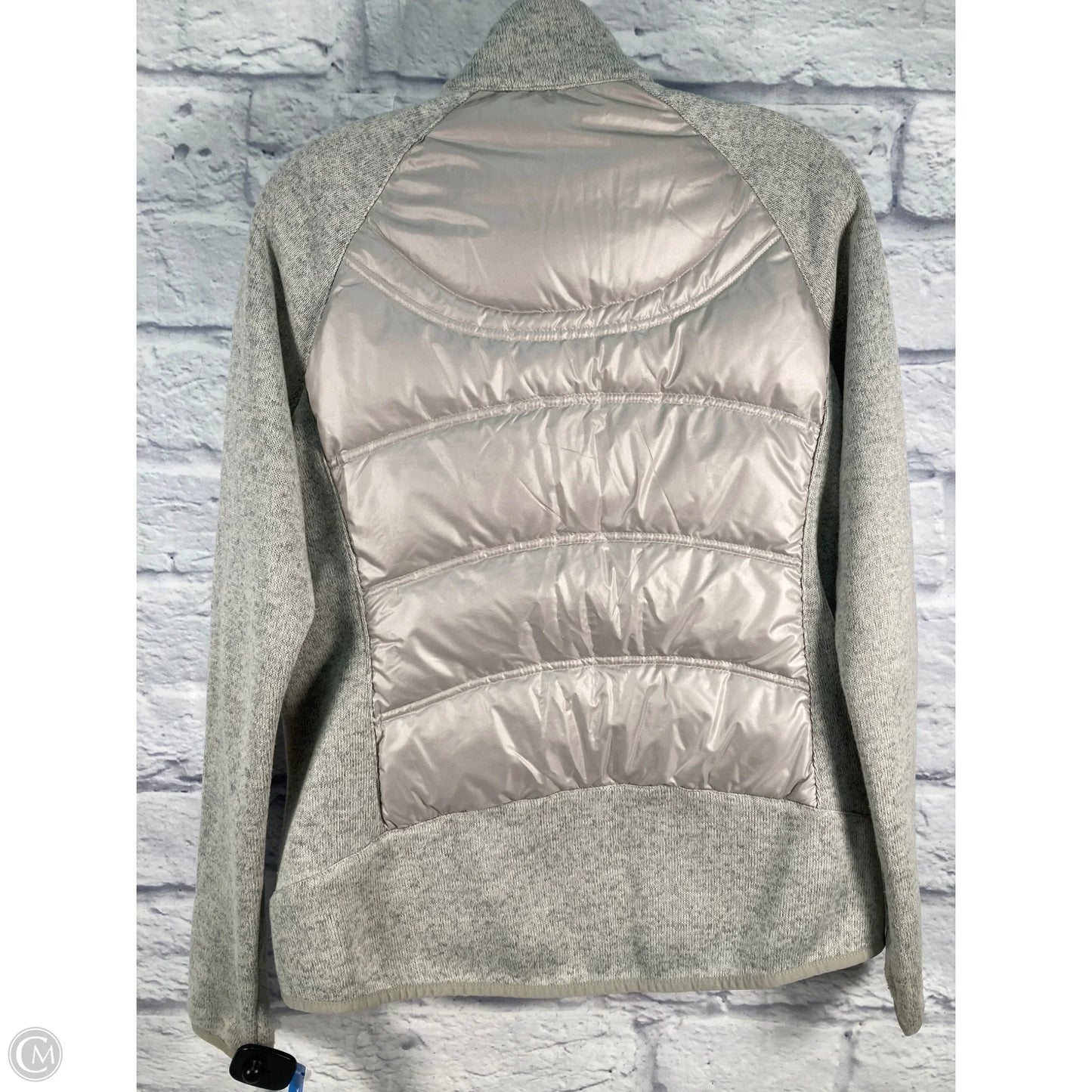 Jacket Fleece By Michael By Michael Kors In Grey, Size: M