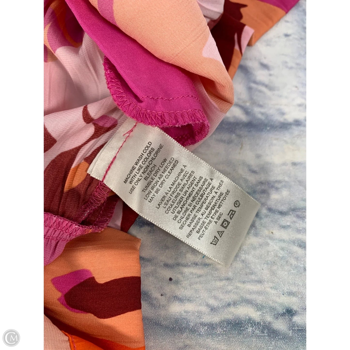 Dress Party Short By Maeve In Orange & Purple, Size: S