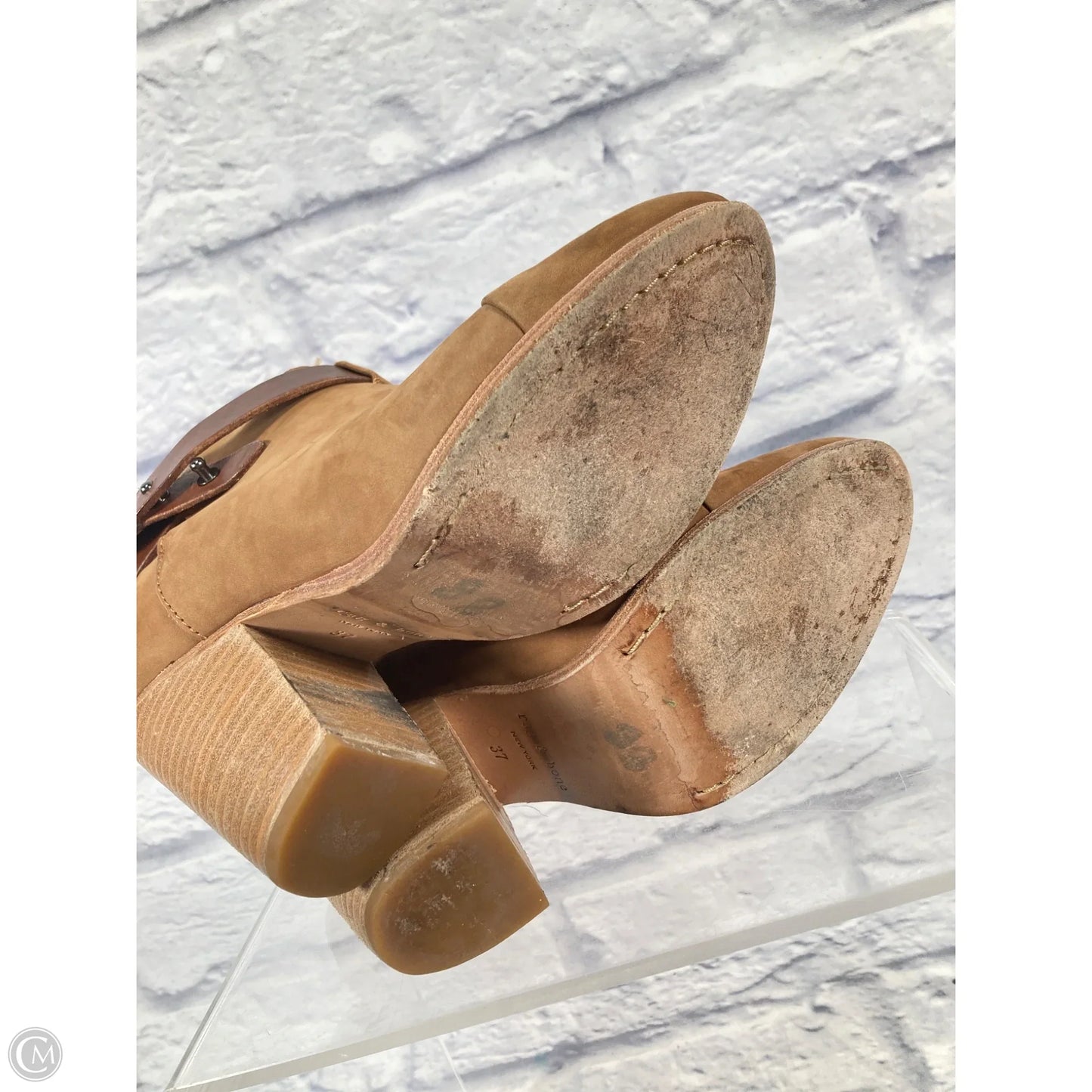 Boots Ankle Heels By Rag And Bone In Brown, Size: 6.5