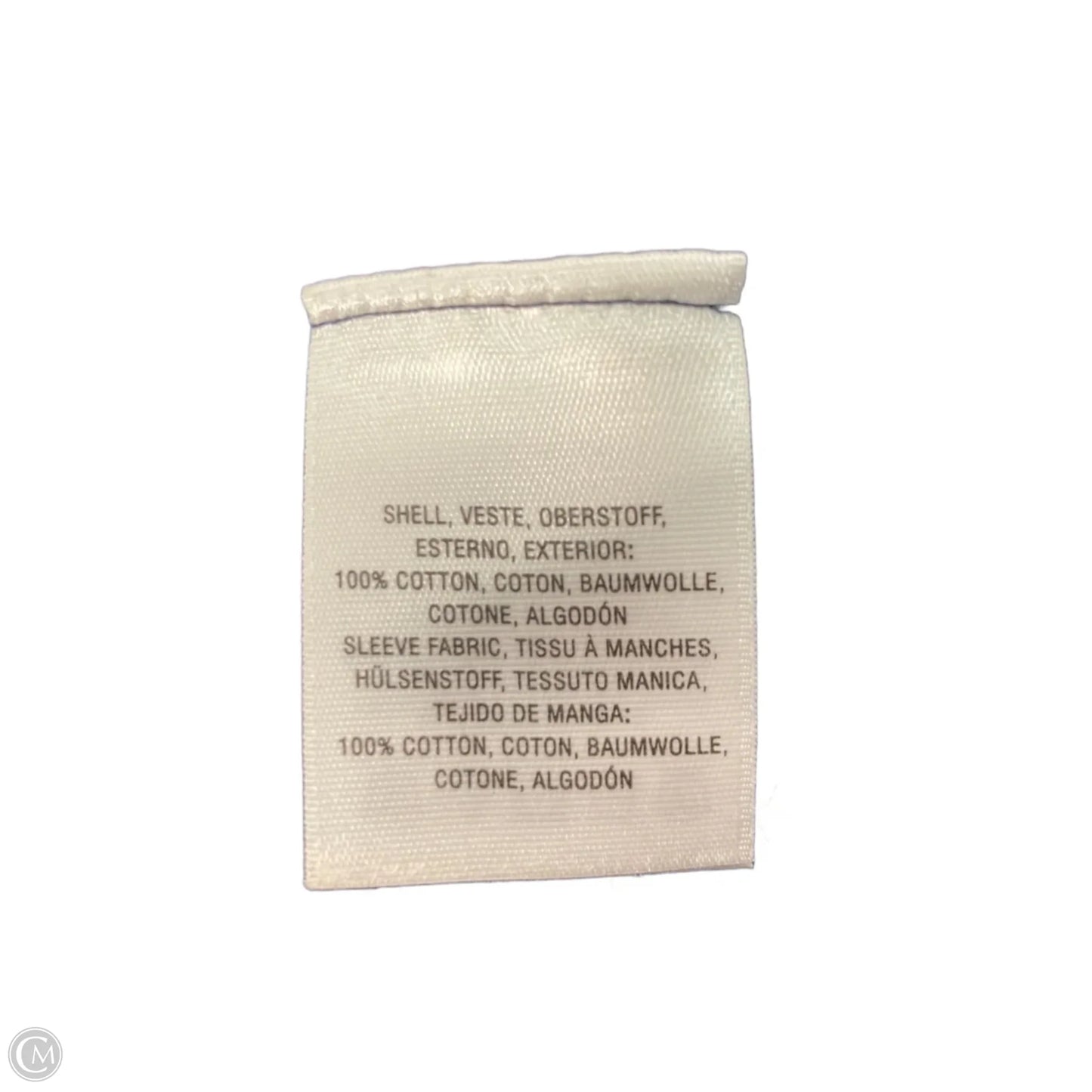 Top Short Sleeve By Postmark In Blue, Size: L