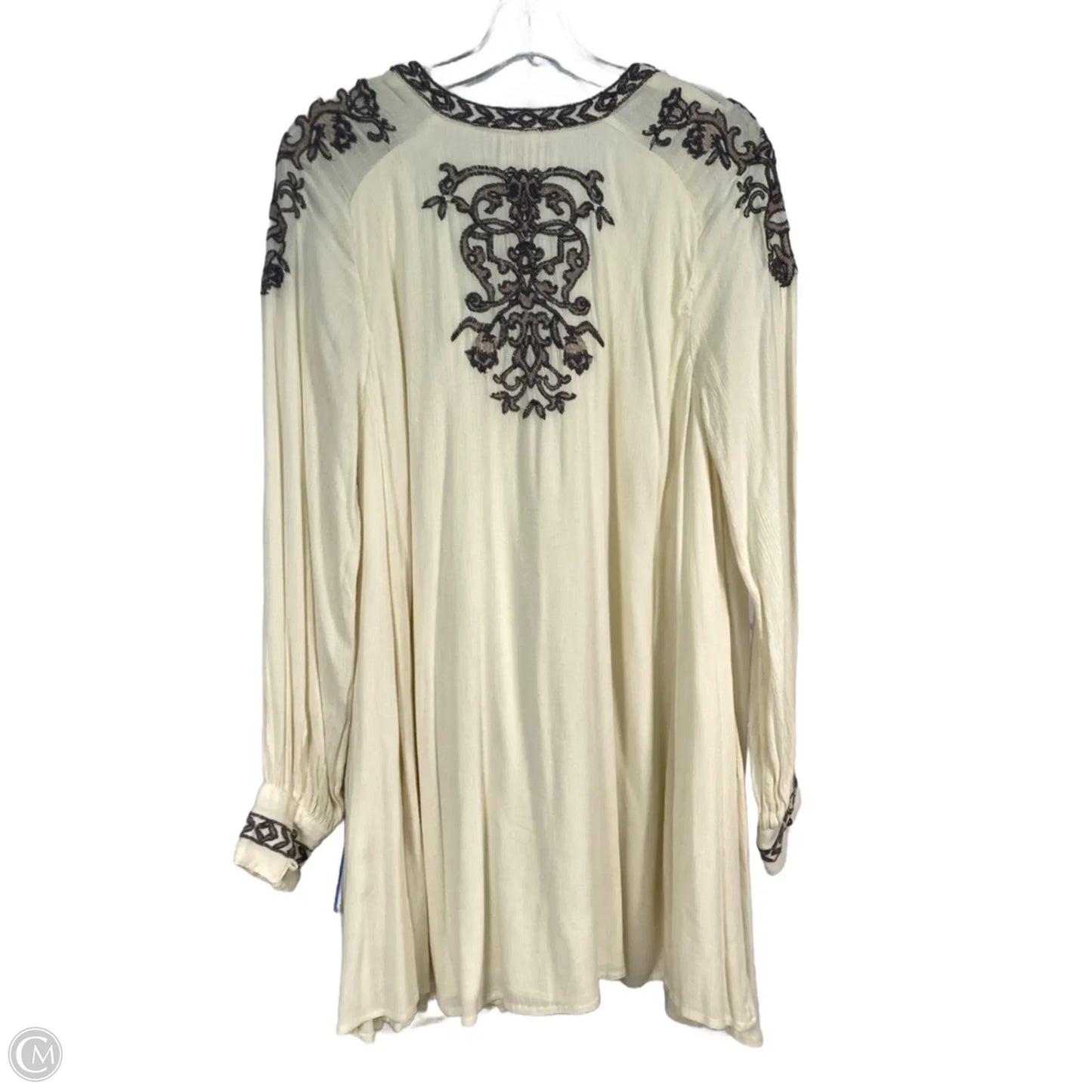 Dress Casual Short By Free People In Cream & Grey, Size: S