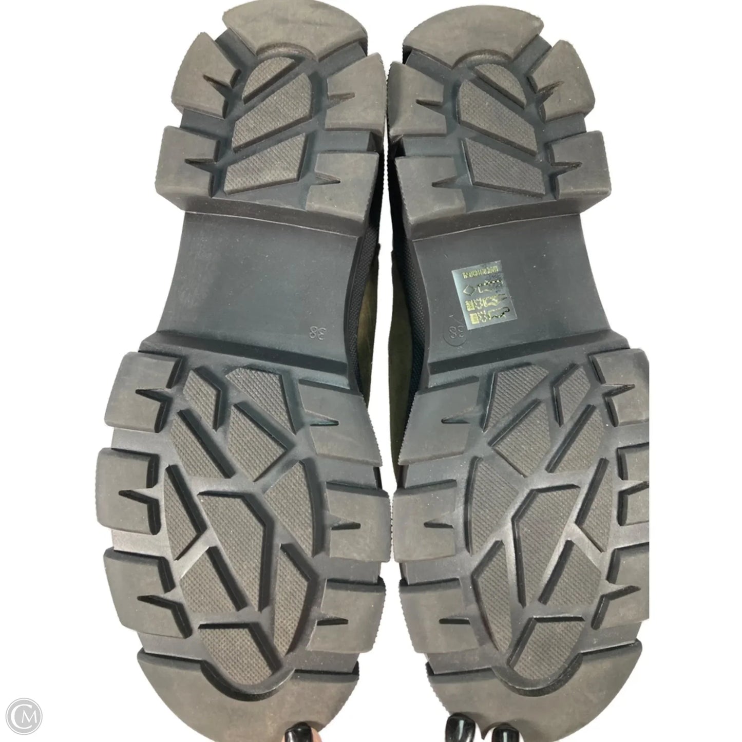 Boots Combat By Clothes Mentor In Green, Size: 7.5