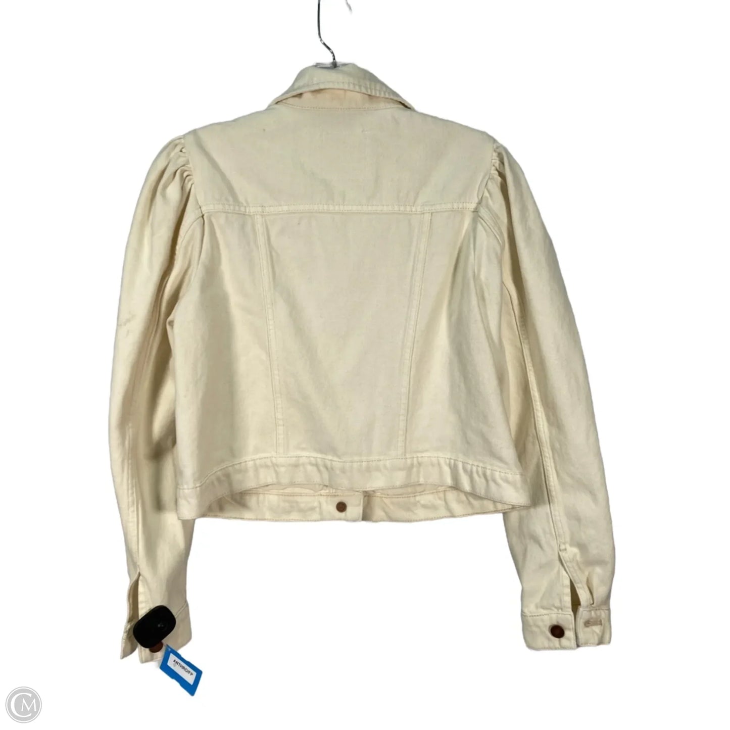 Jacket Denim By Pilcro In Cream Denim, Size: Xs