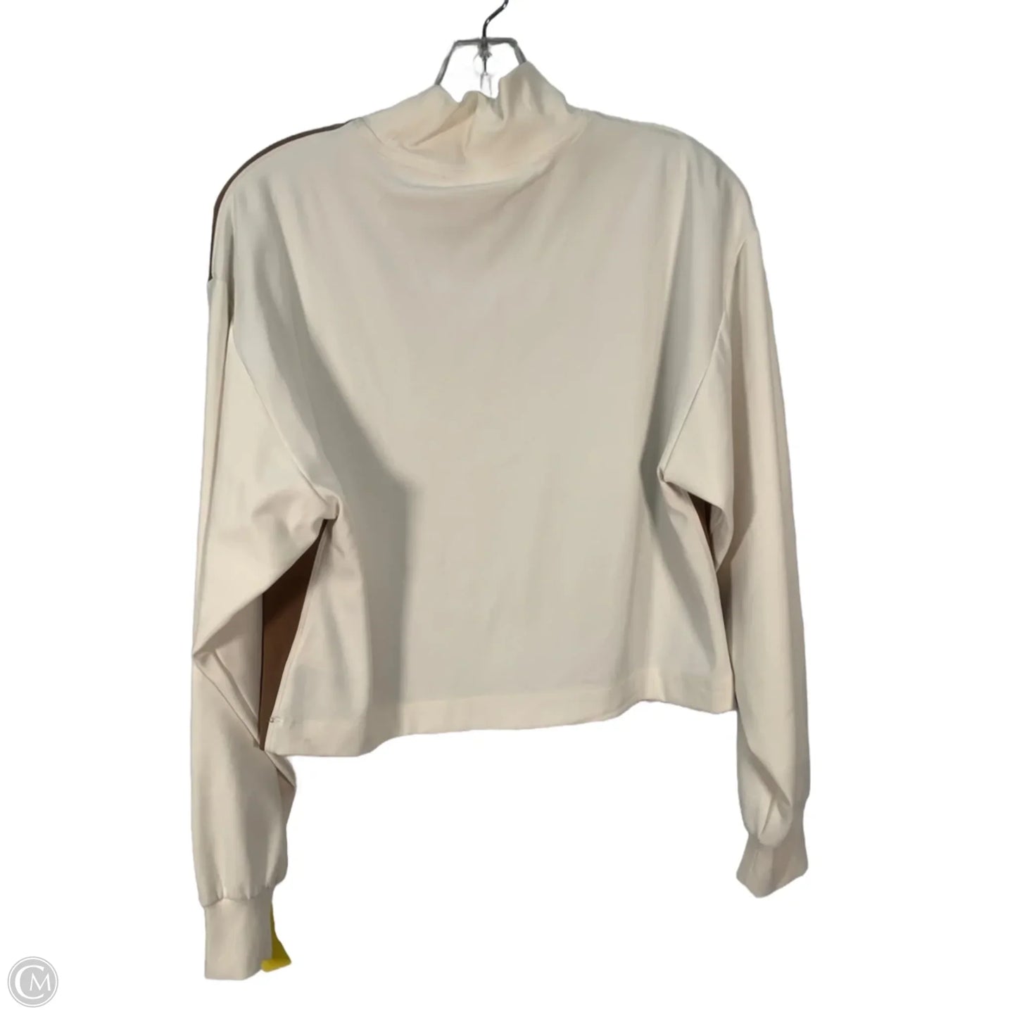 Athletic Top Long Sleeve Crewneck By Athleta In Brown & Cream, Size: Xs