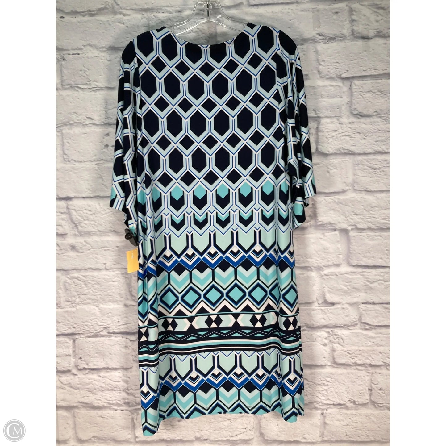 Dress Party Midi By Chicos In Geometric Pattern, Size: M