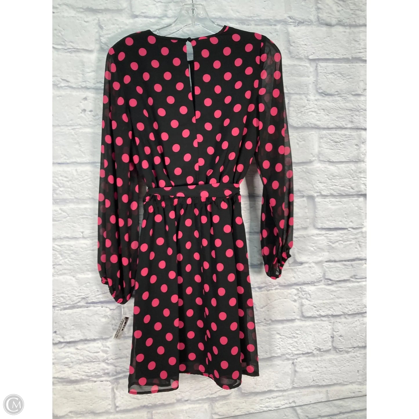 Dress Party Short By Clothes Mentor In Black & Pink, Size: Xs