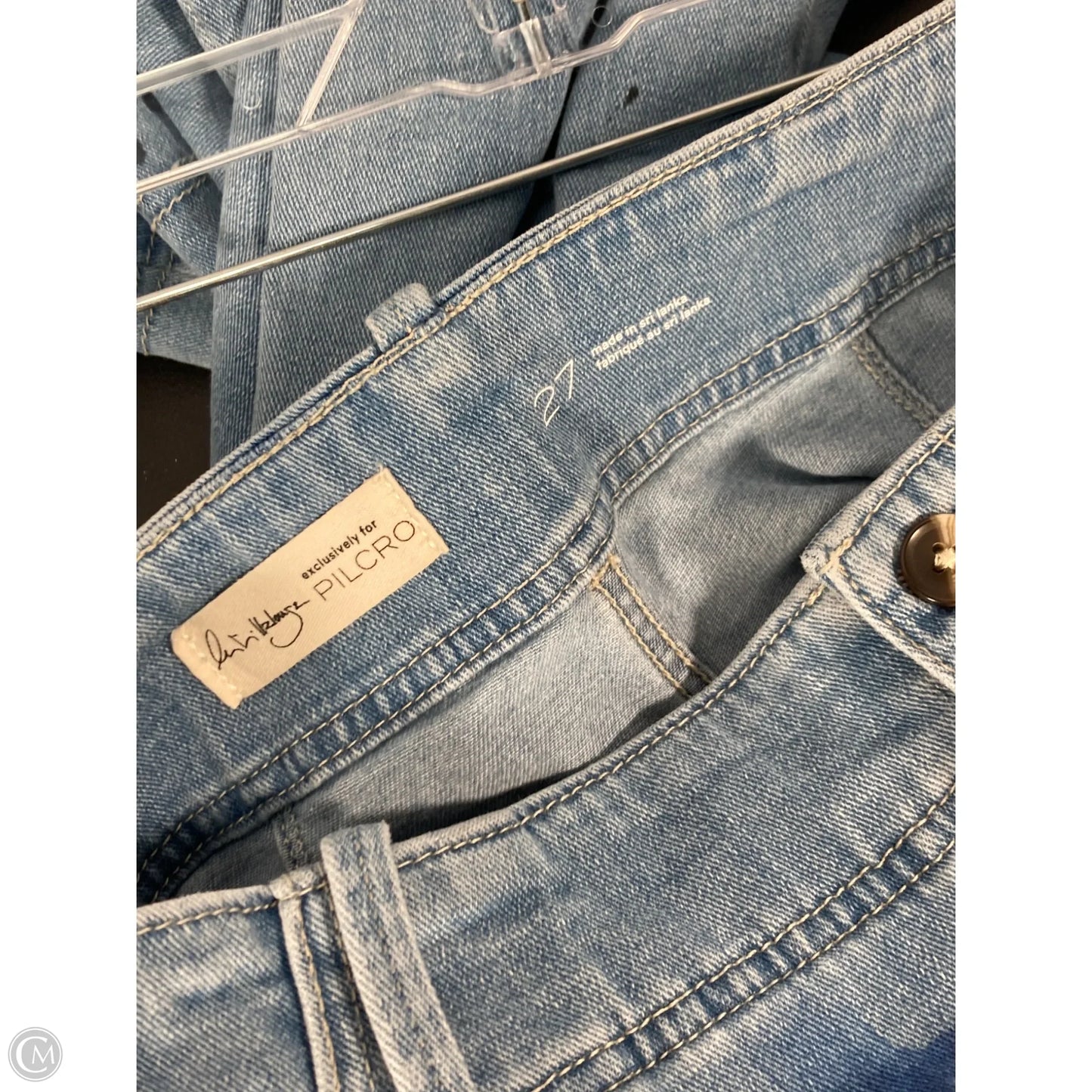 Jeans Wide Leg By Pilcro In Blue Denim, Size: 4