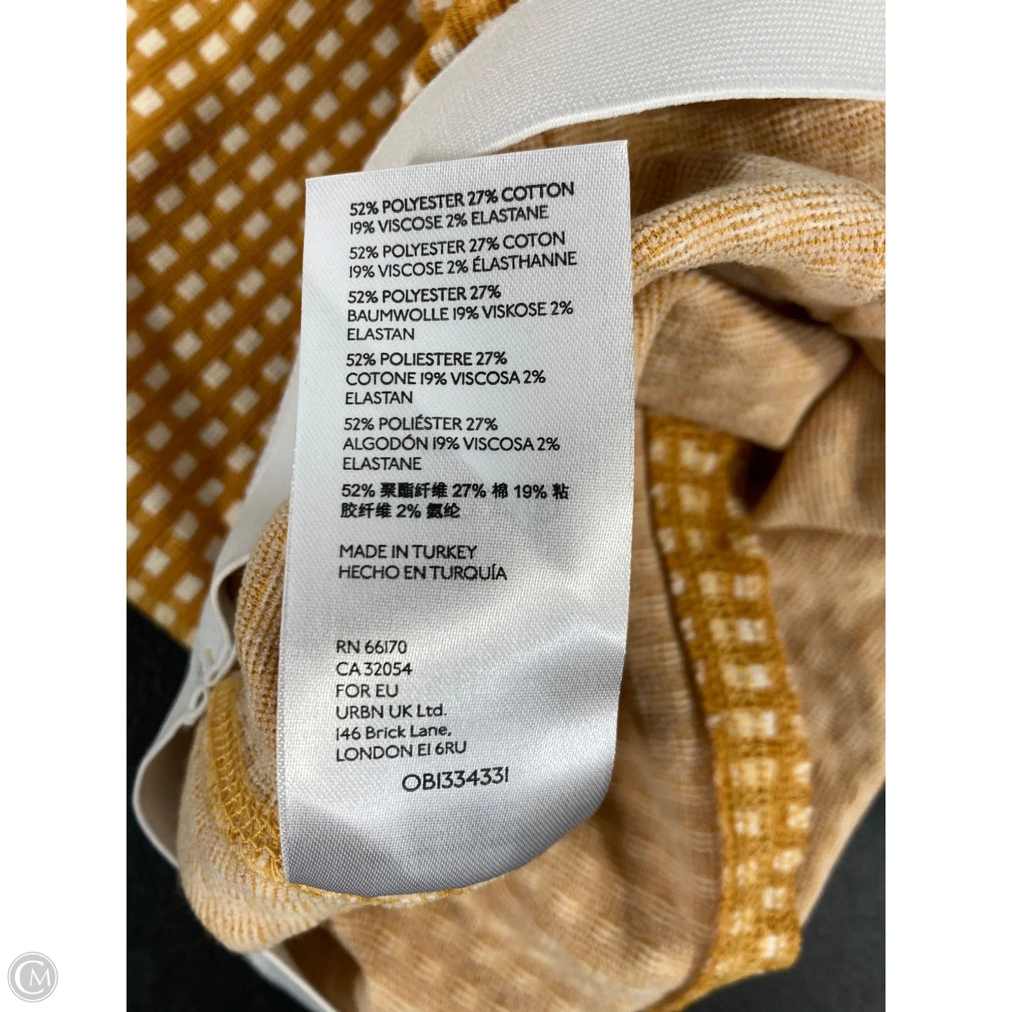 Pants Other By Maeve In White & Yellow, Size: L